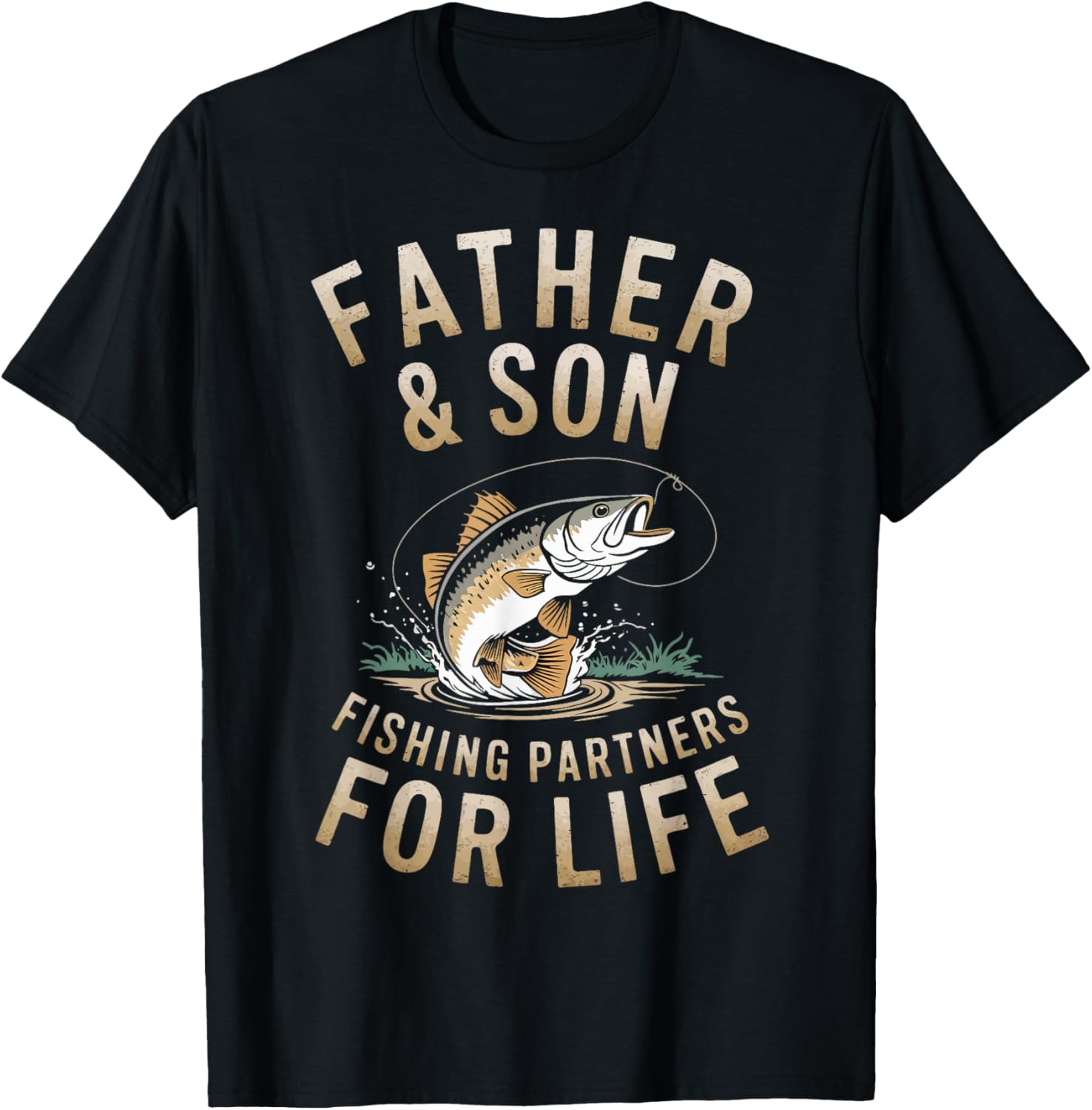 Father & Son Fishing Partners For Life