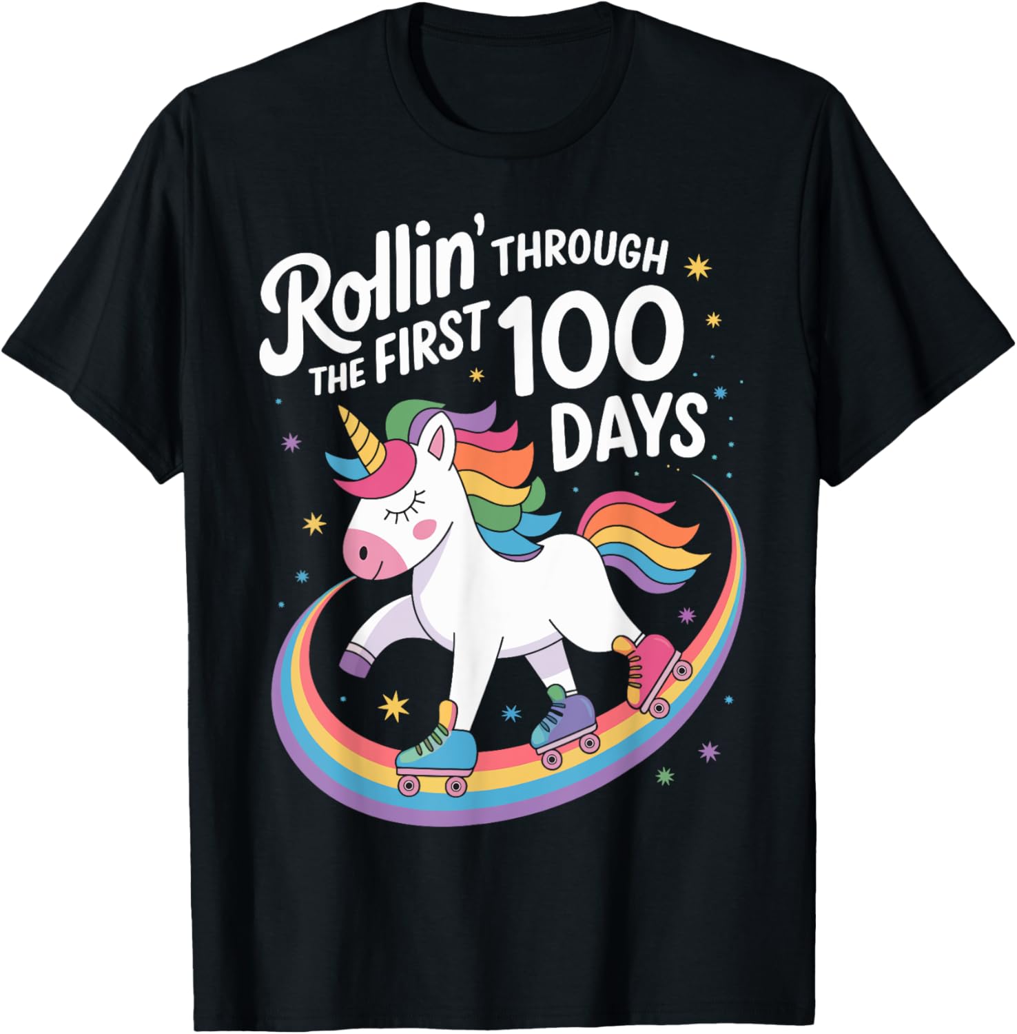 Rollin Through First 100 Days of School Unicorn