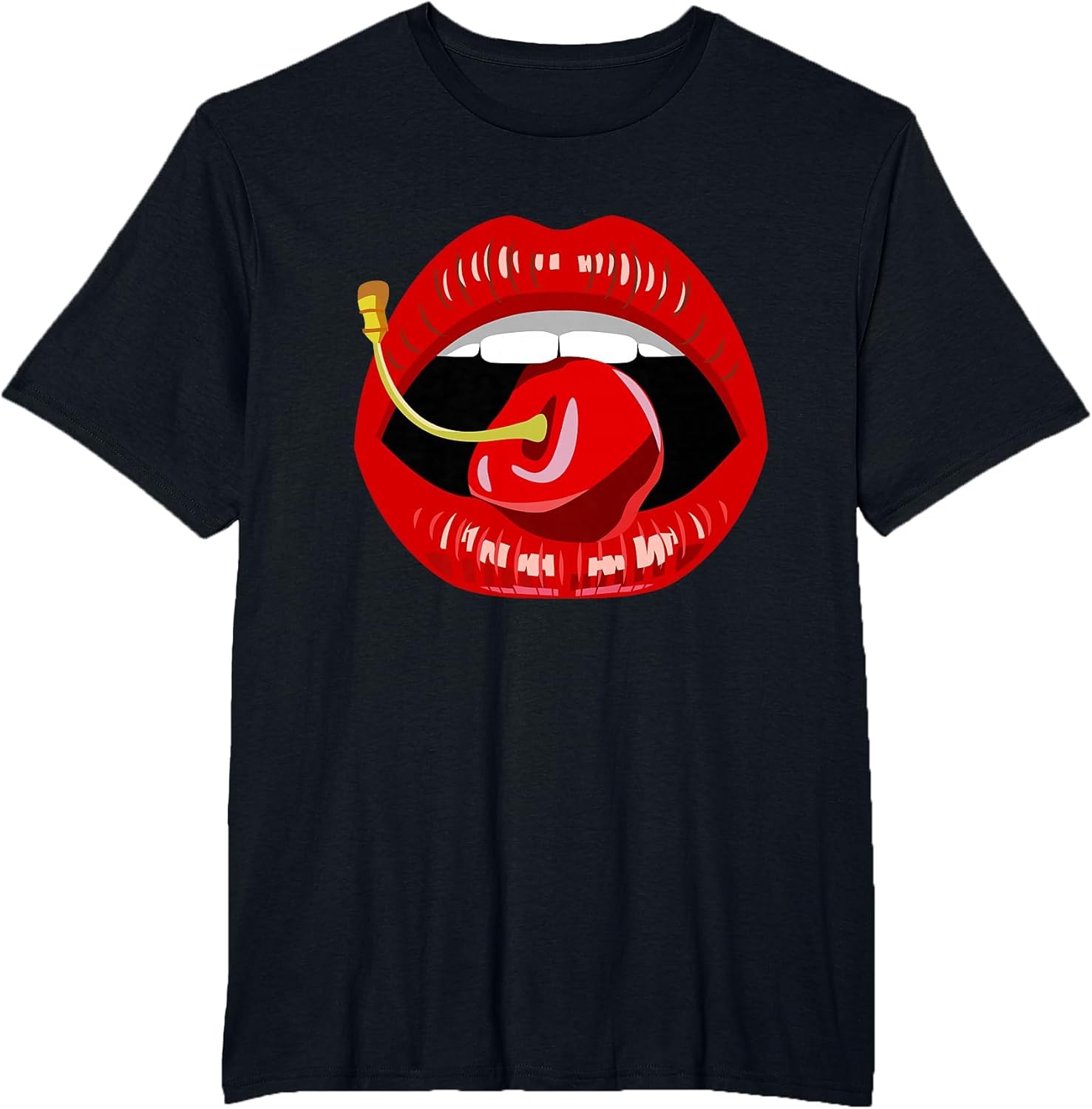 Cherry Biting Lips T-Shirt