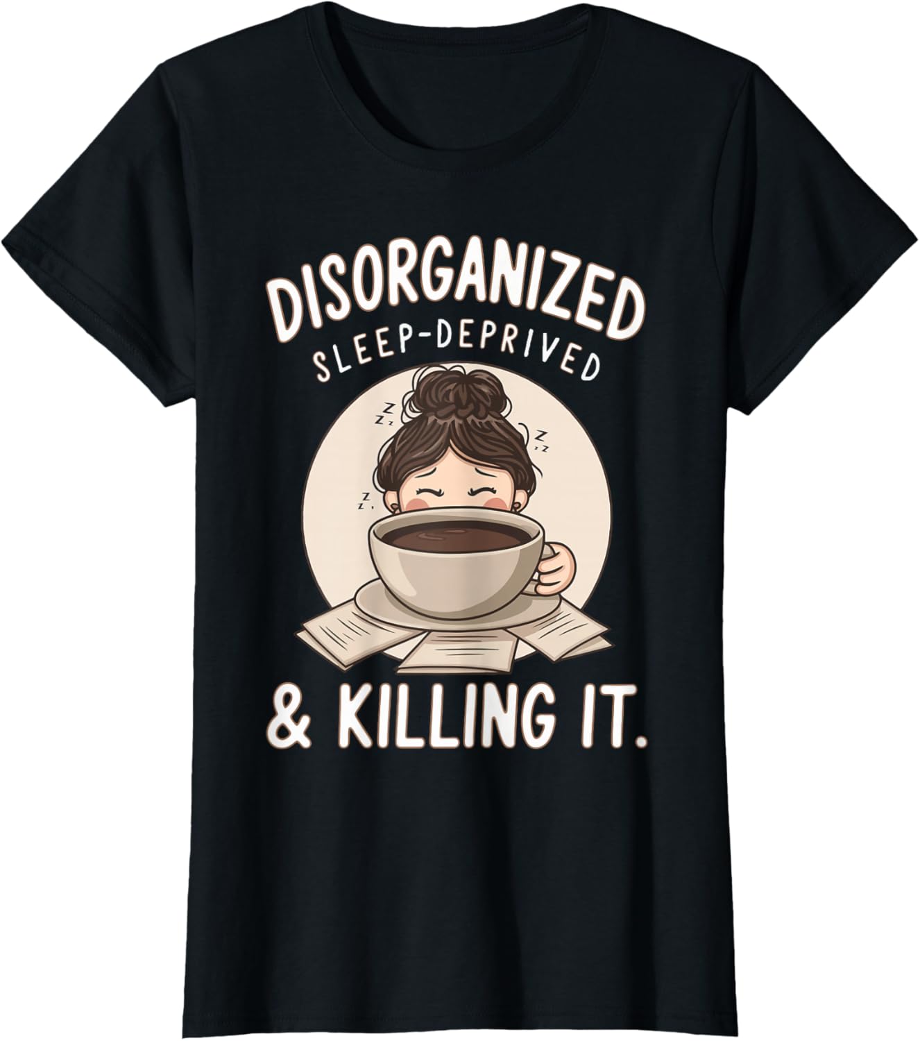 Mom Disorganized Sleep Deprived Funny