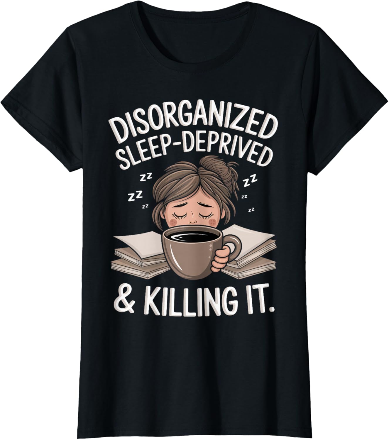 Mom Disorganized Sleep Deprived Funny