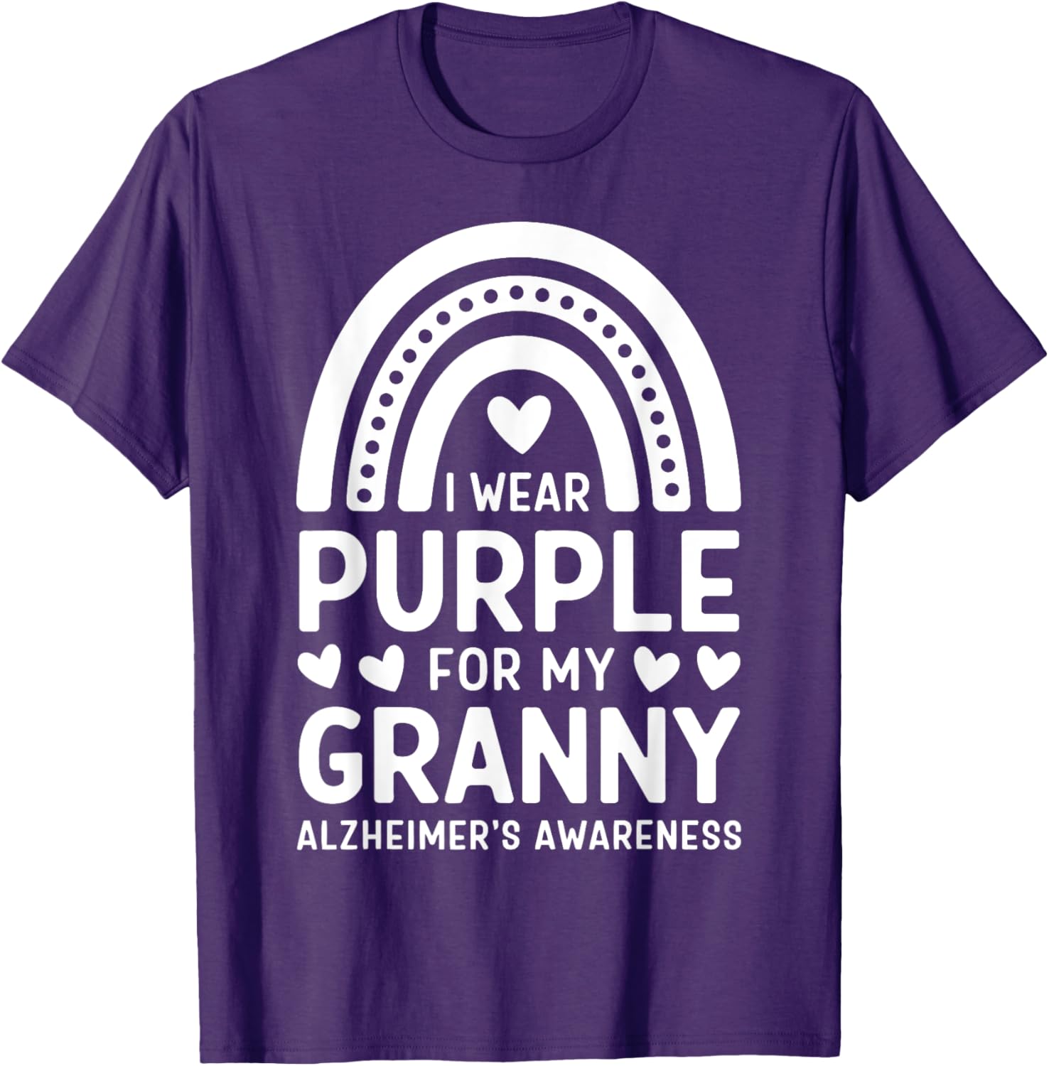 Alzheimer Awareness I Wear Purple For My Granny