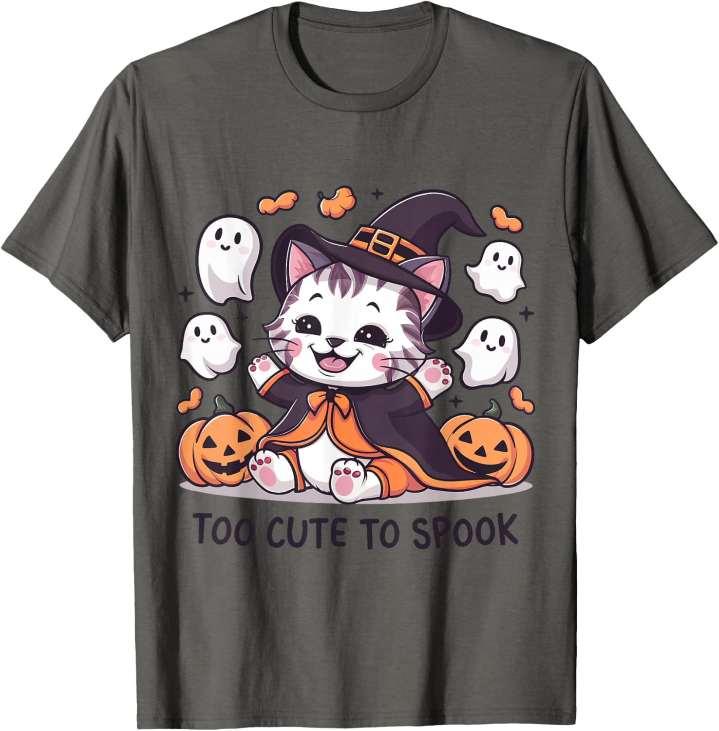 Too Cute To Spook Halloween Cat