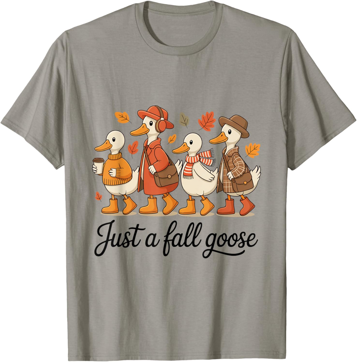 Just a Fall Goose Autumn Pumpkin