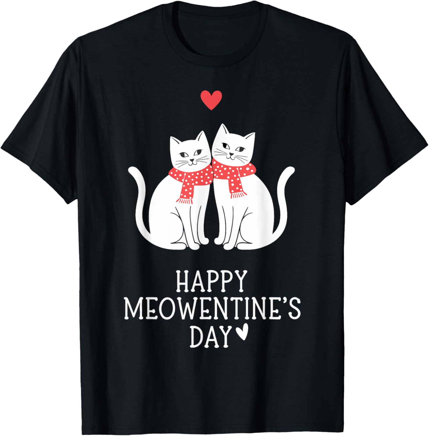 Valentine's Day Cats Happy Meowentines Day