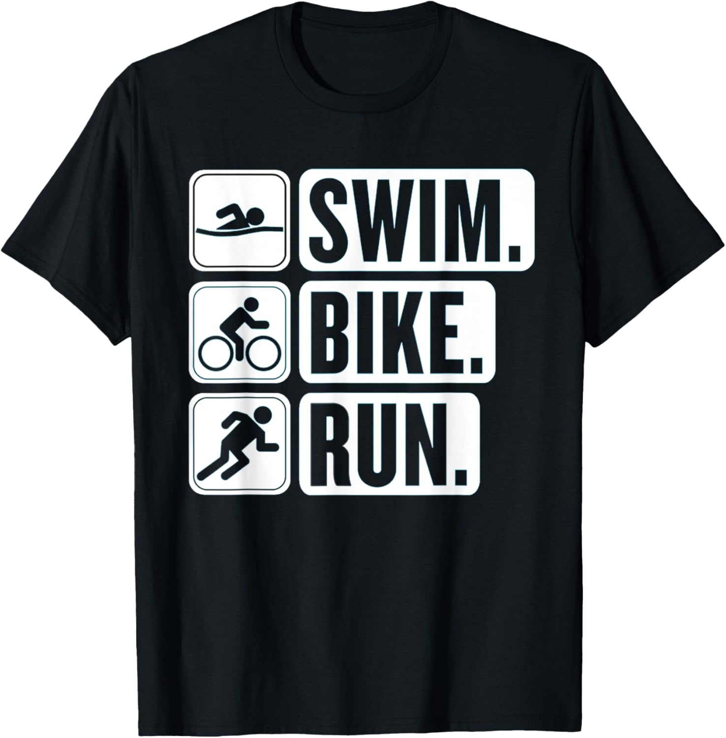 Swim Bike Run Swimmer T-Shirt
