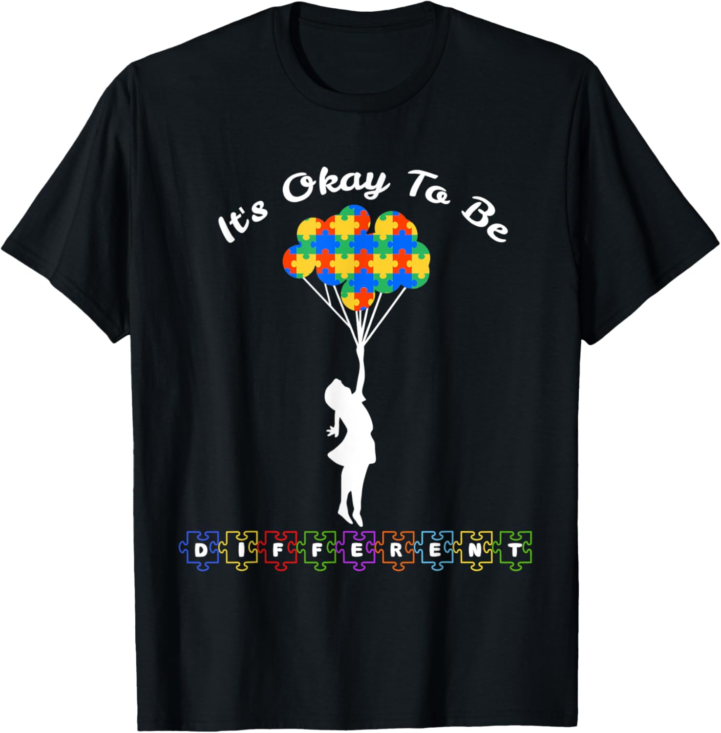 Autism Awareness Puzzle Balloons It's Okay to be Different