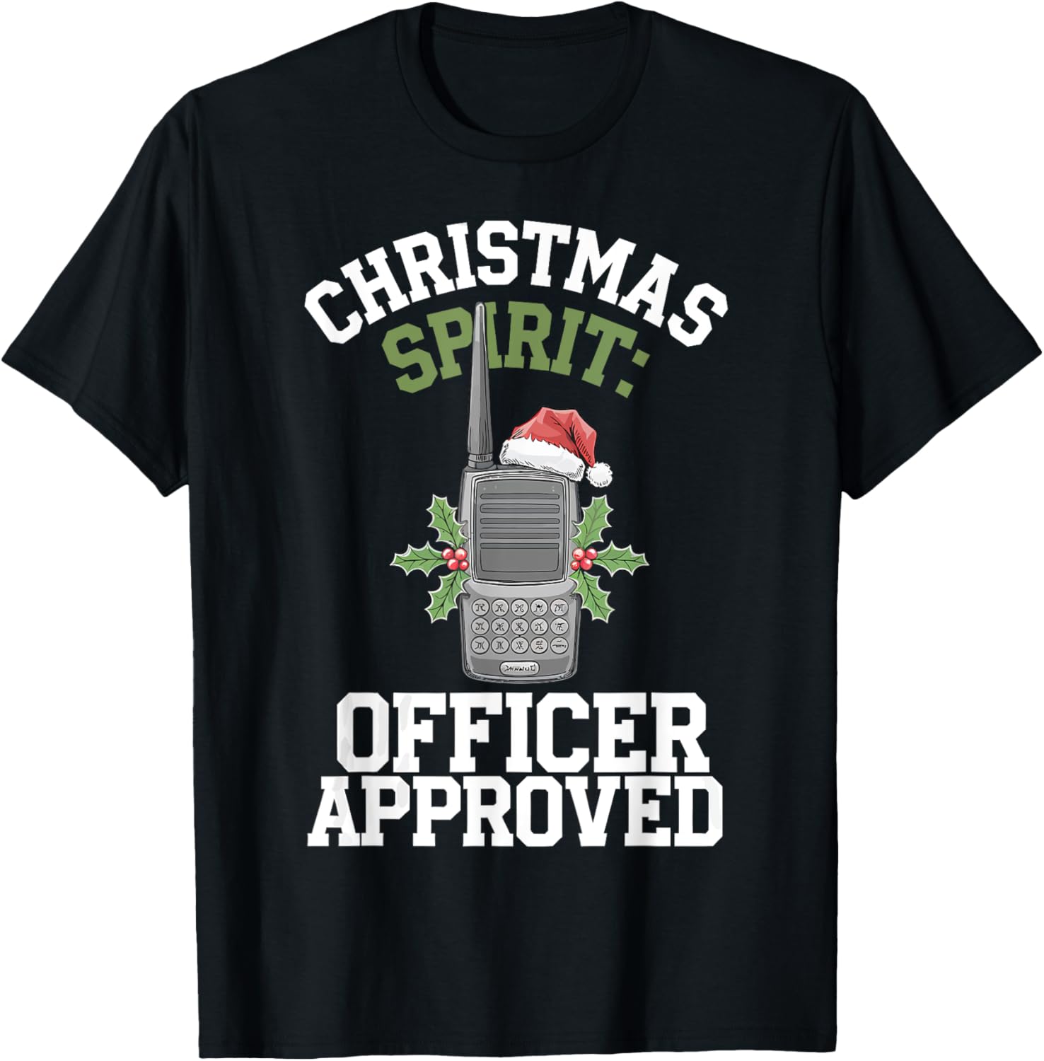 Christmas Spirit Police Officer Approved
