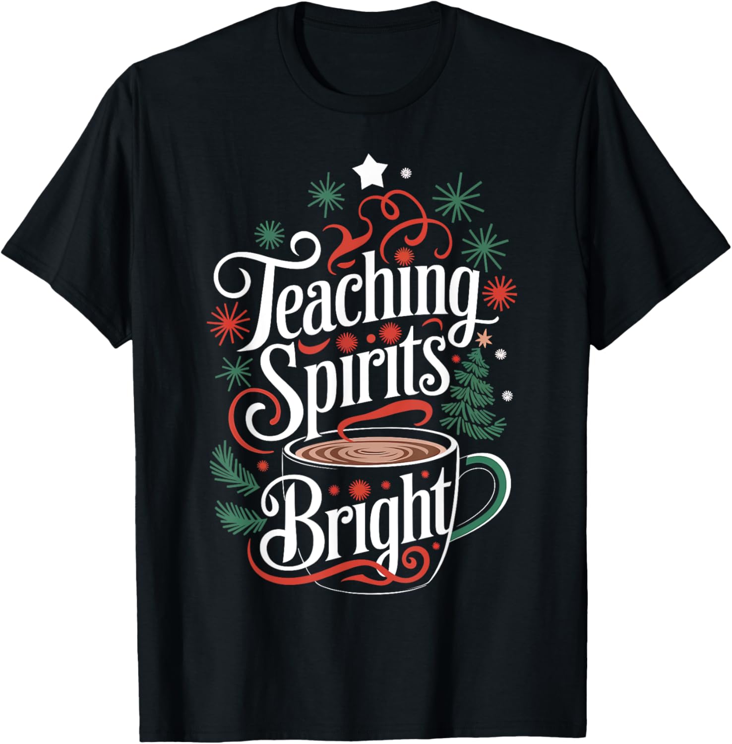 Teacher Christmas Teaching Spirits Bright