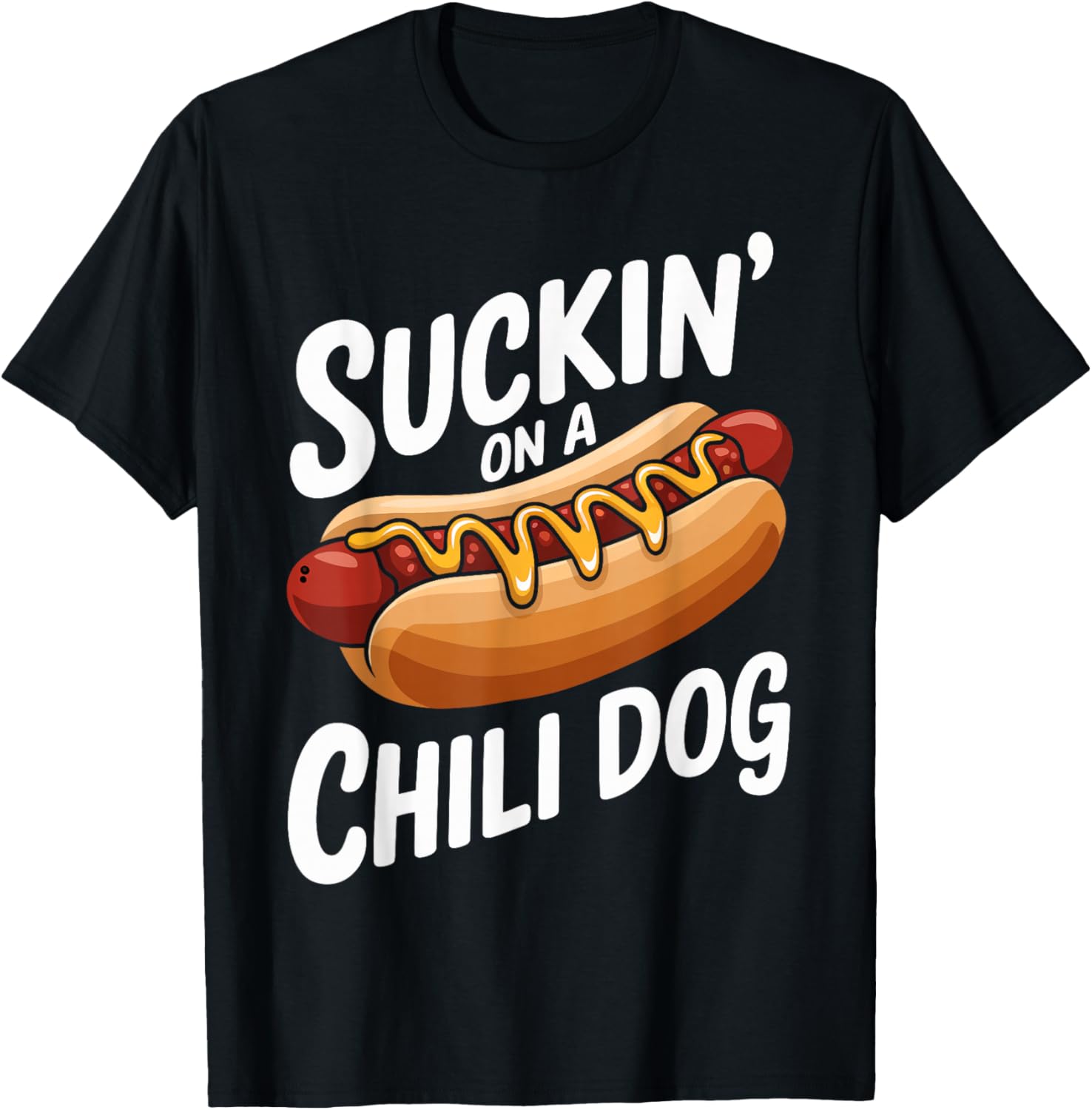 Sucking on a Chili Dog