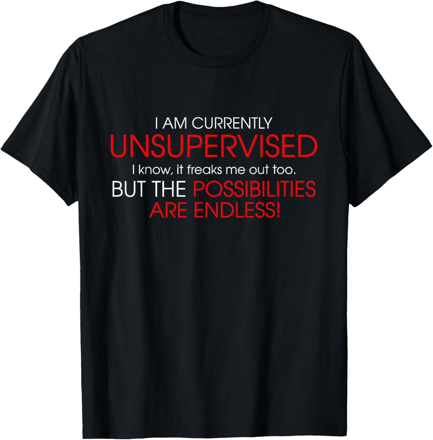 I Am Currently Unsupervised T-Shirt