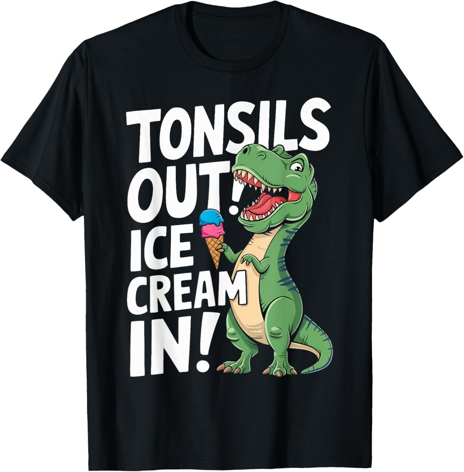 Tonsils Out Ice Cream In
