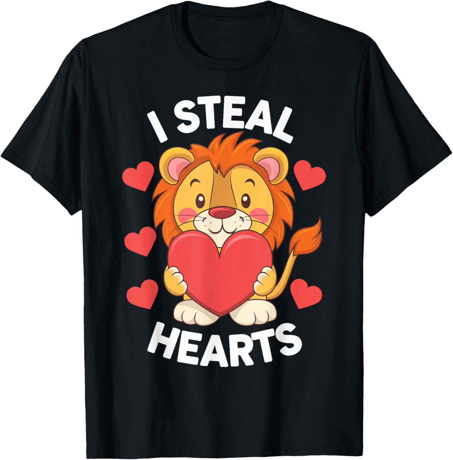 Valentine's Day Lion I Steal Hearts