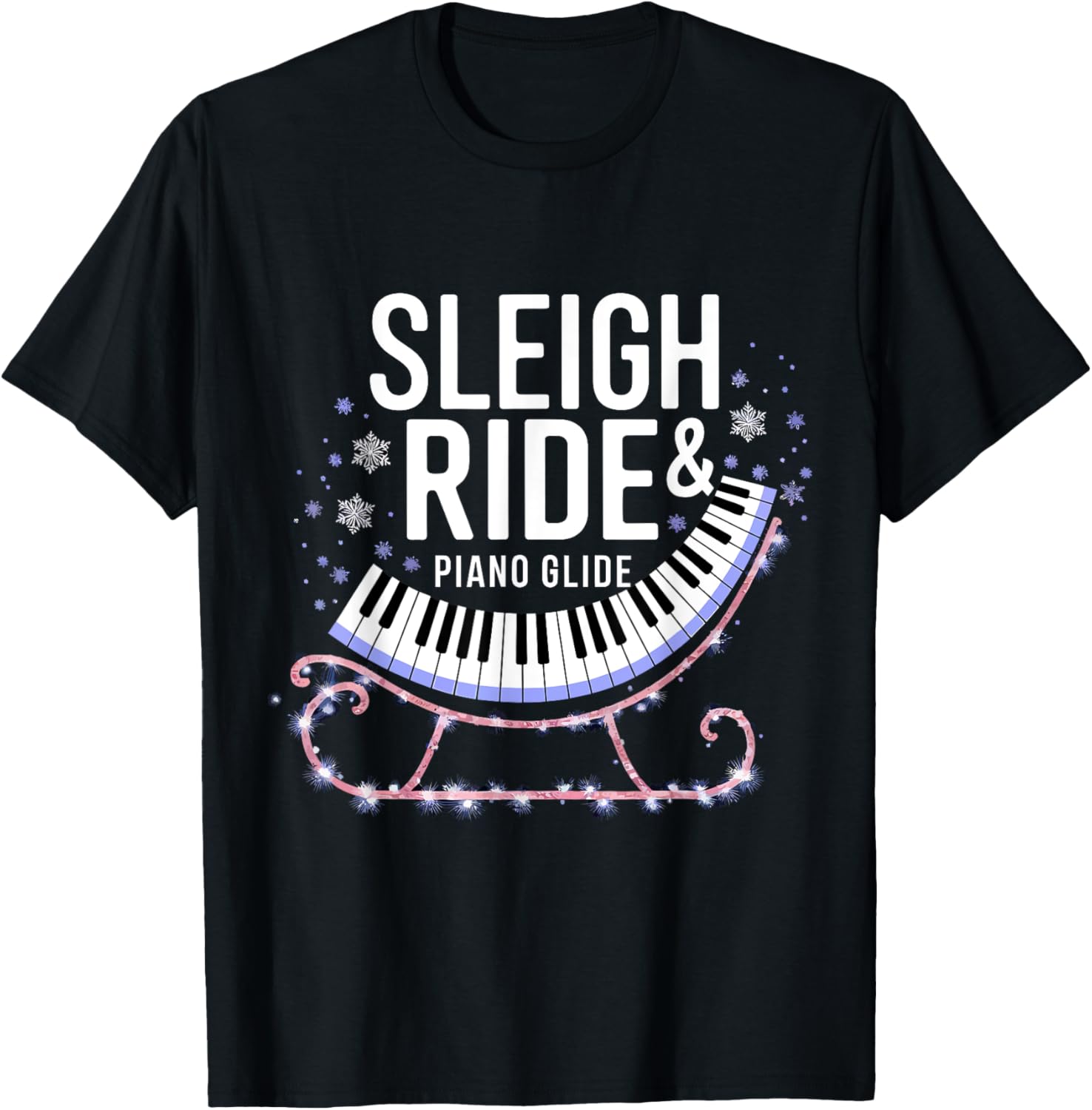 Pianist Christmas Sleigh Ride & Piano Glide