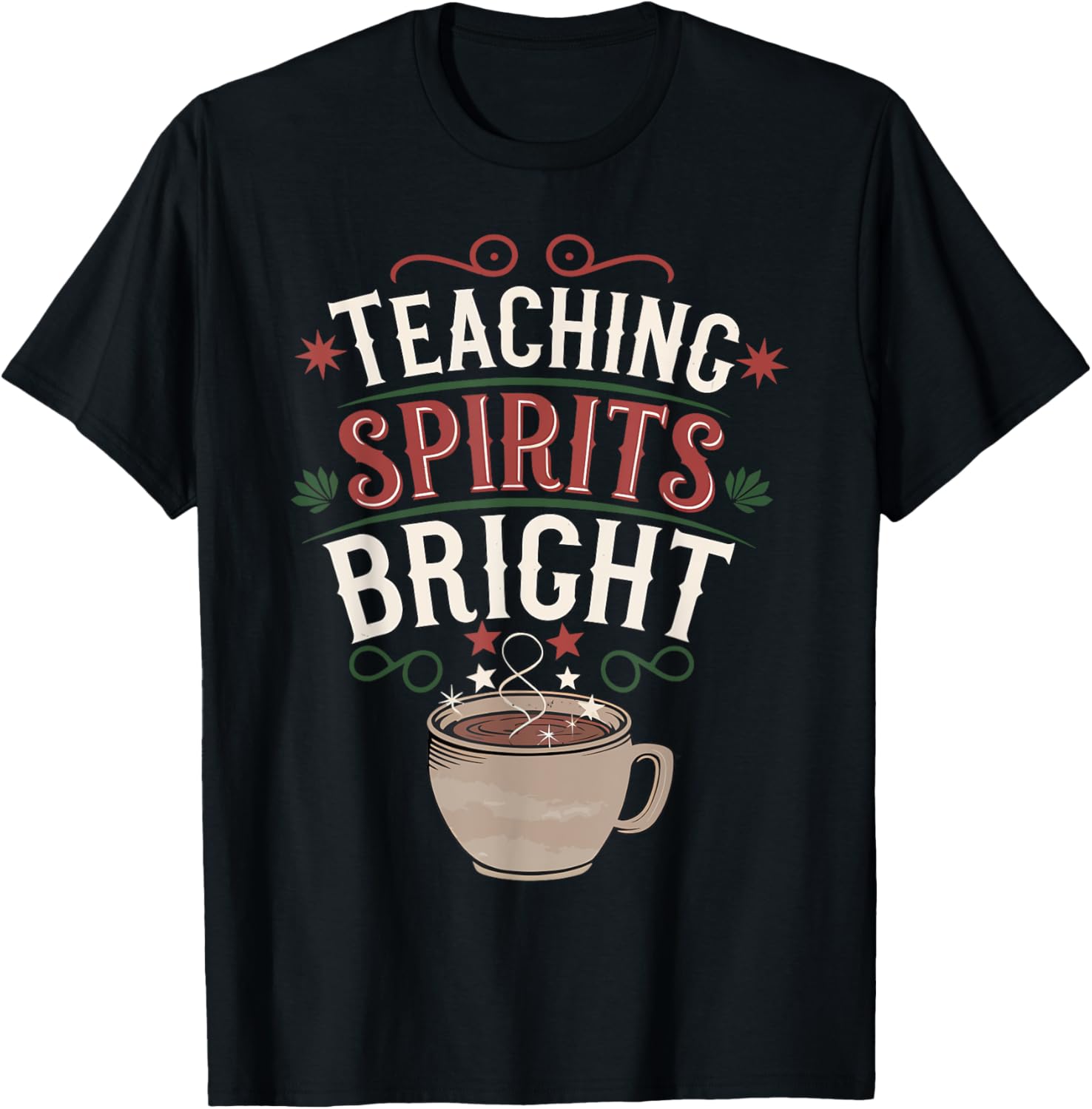 Teacher Christmas Teaching Spirits Bright