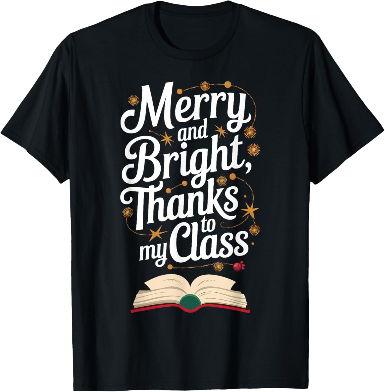Teacher Christmas Merry and Bright Thanks To My Class