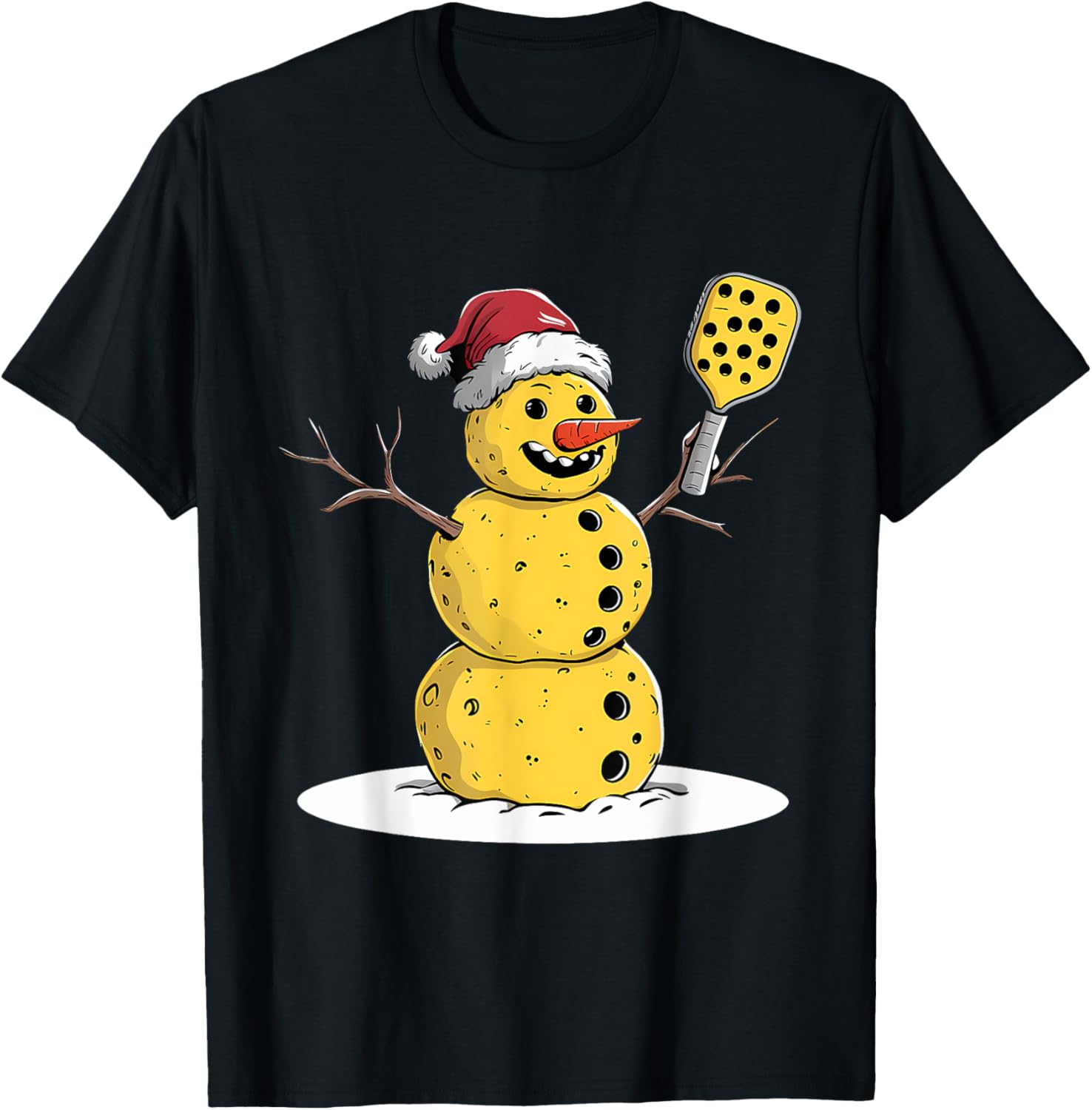 Pickleball Snowman