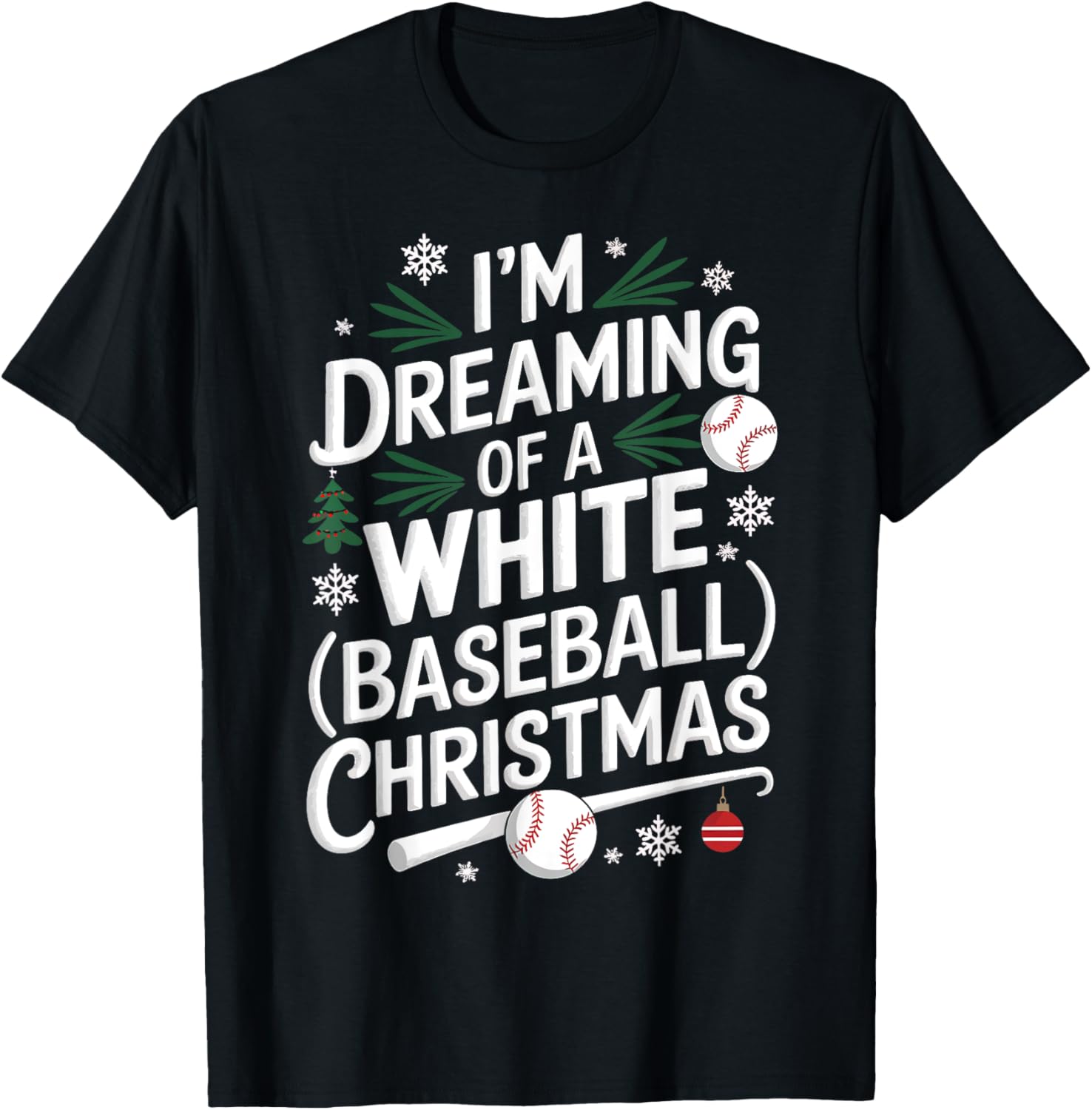 I'm Dreaming Of a White Baseball Christmas