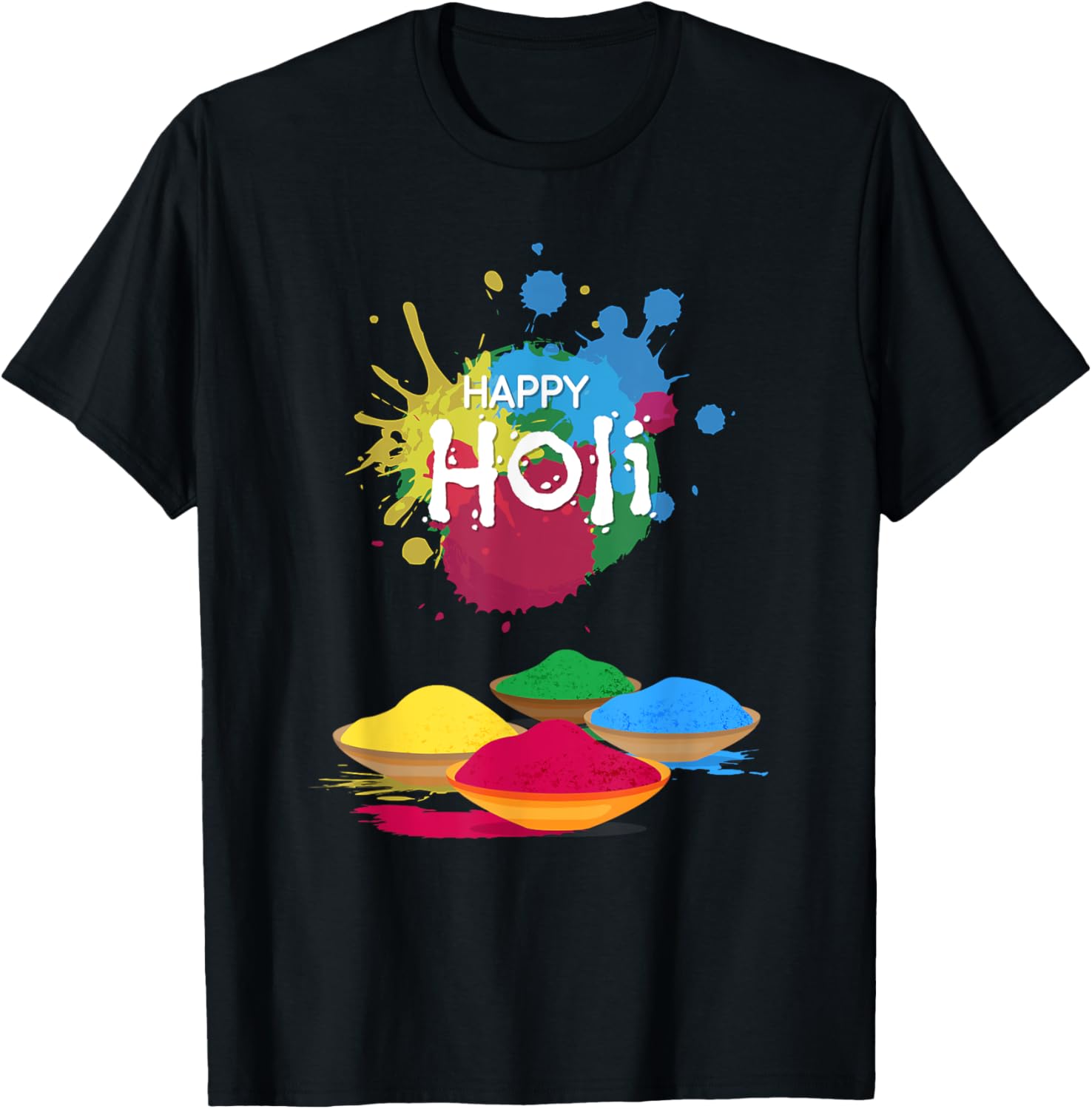 Happy Holi T-Shirt Colorful Tee