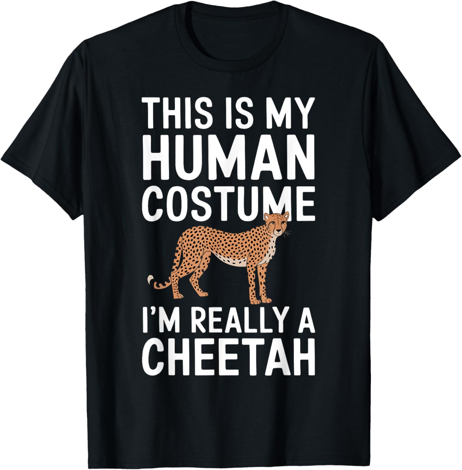This is my Human Costume I'm Really a Cheetah