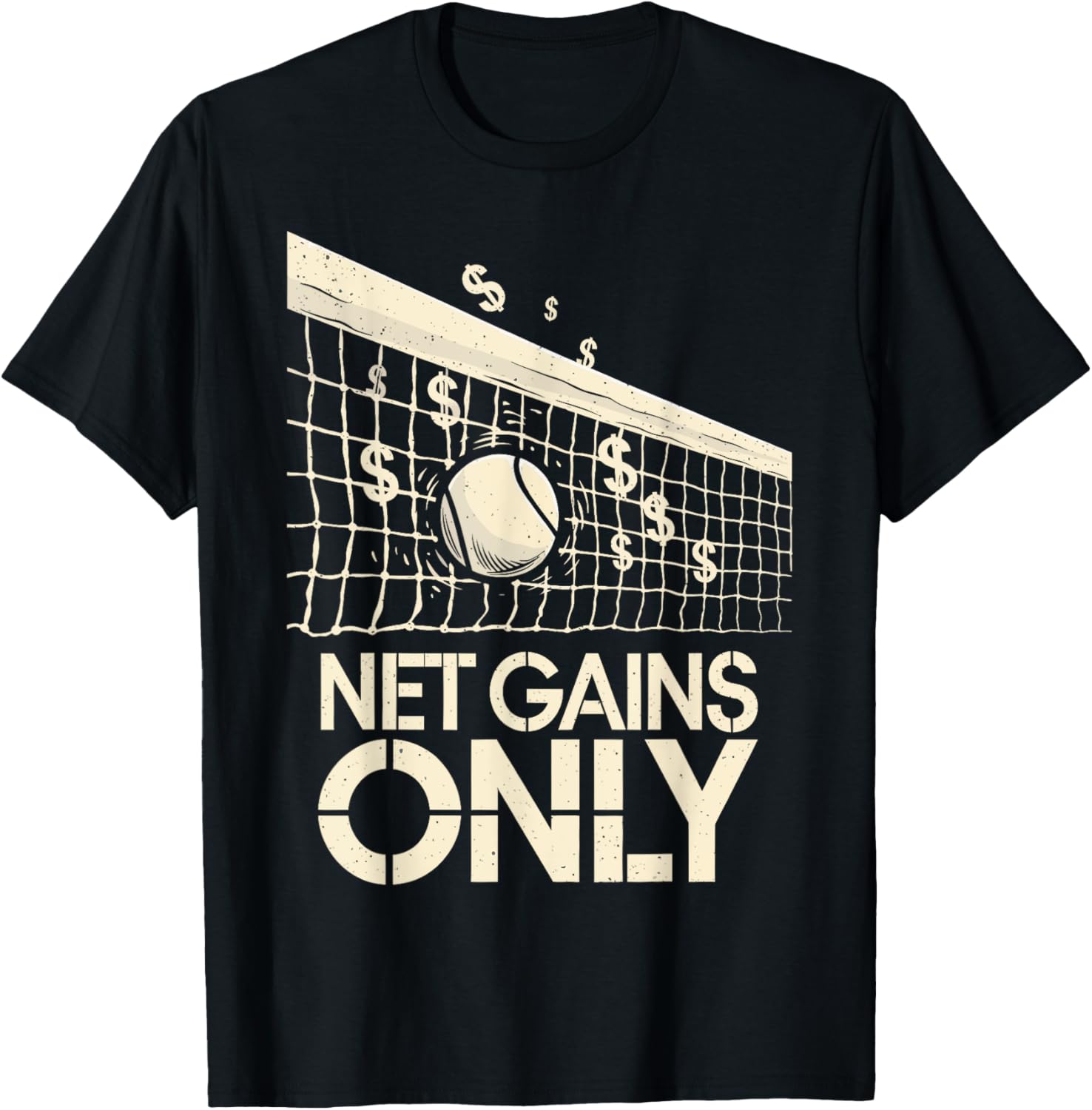Tennis Funny Net Gains Only