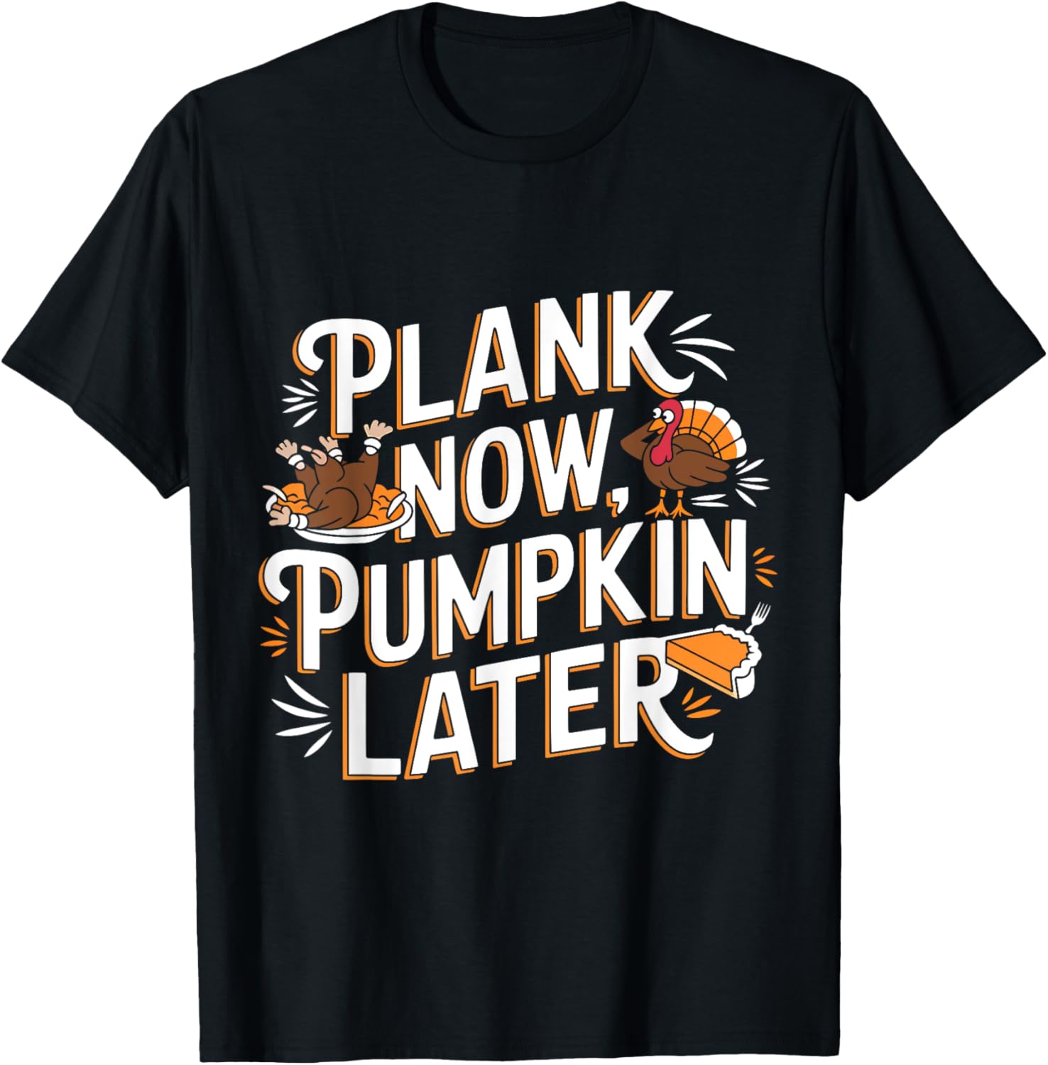 Plank Now Pumpkin Later Thanksgiving Gym Workout