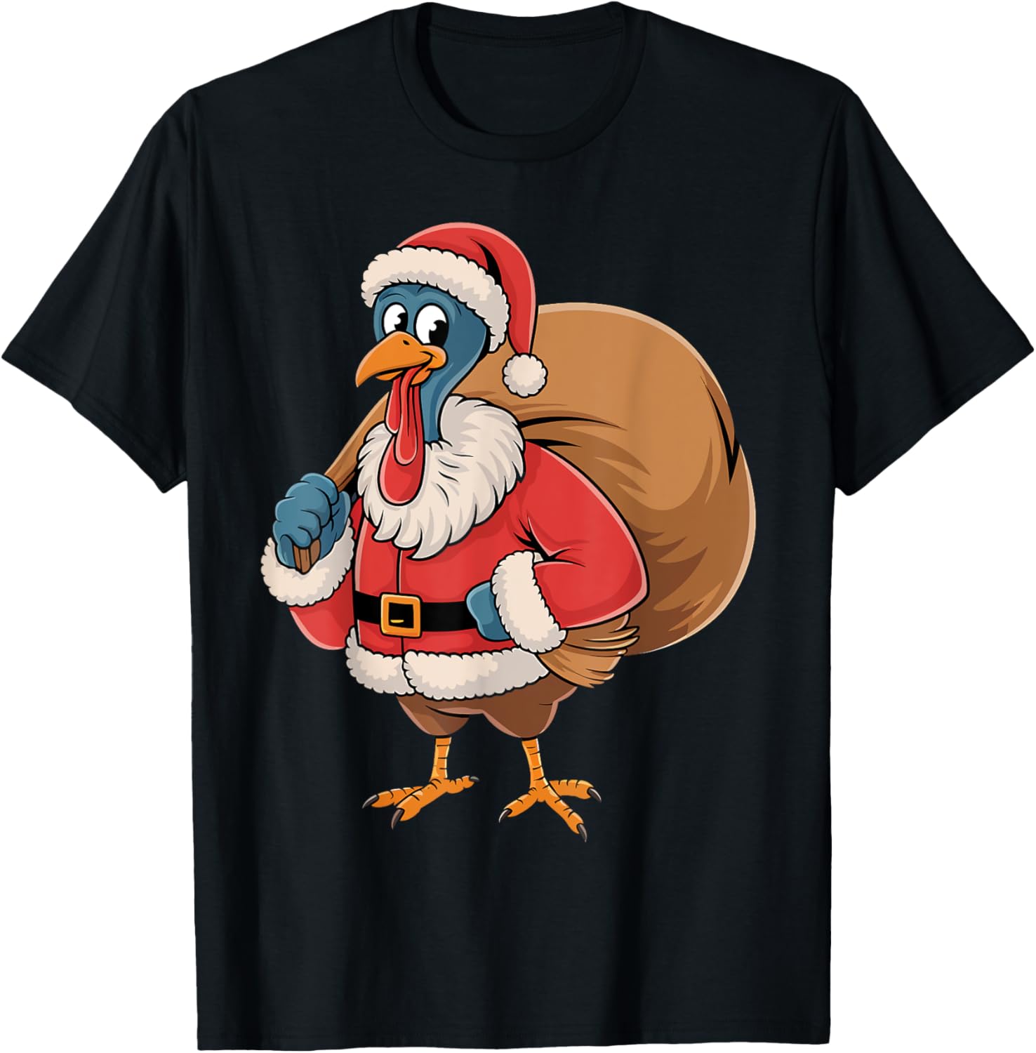 Thanksgiving Turkey Christmas Santa