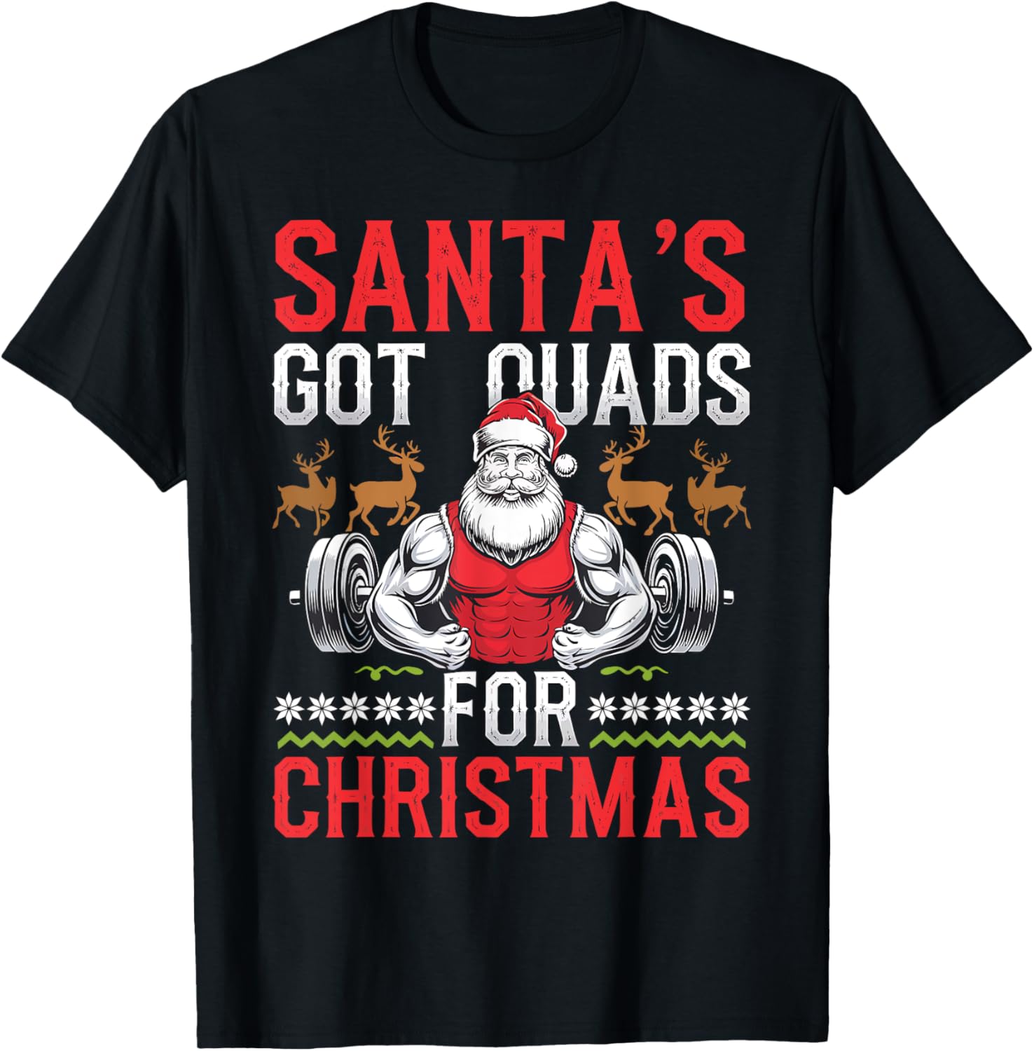 Santa's Got Quads For Christmas Gym