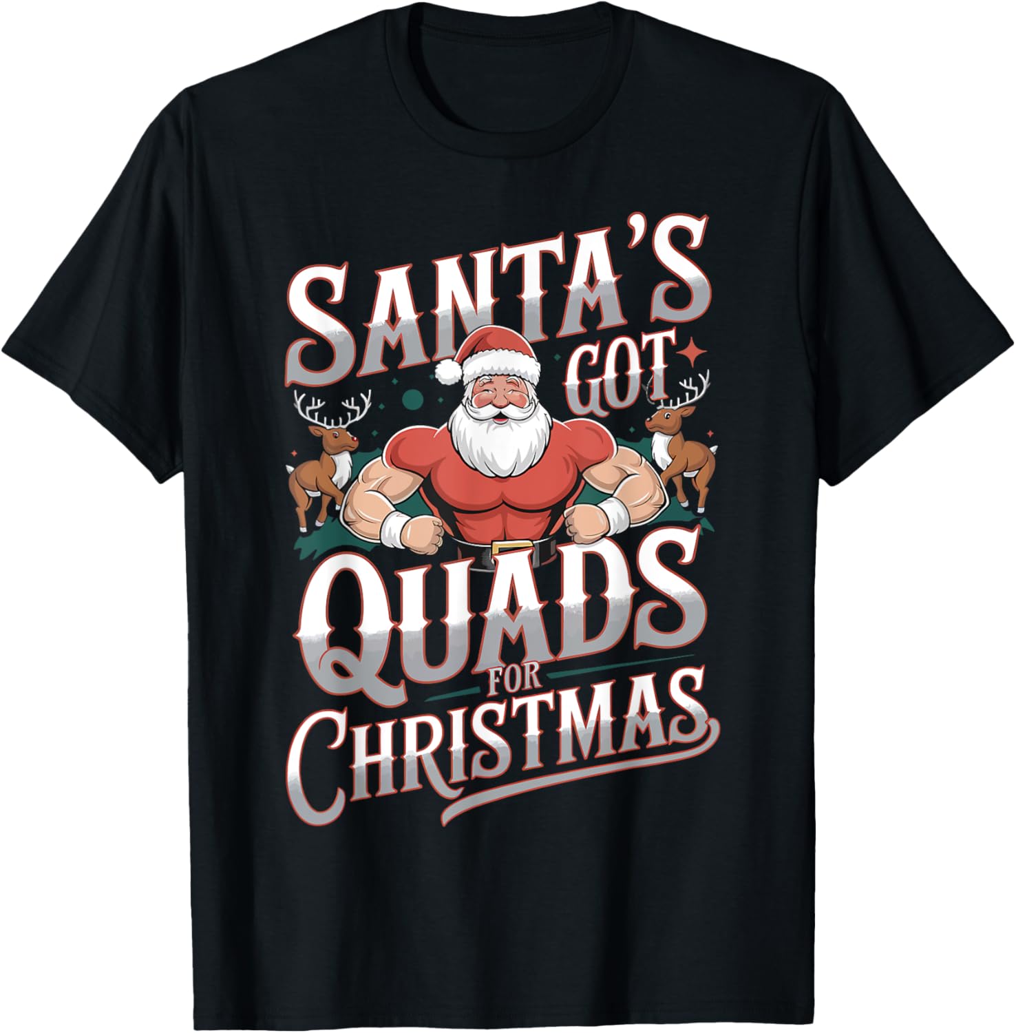 Santa's Got Quads For Christmas Gym