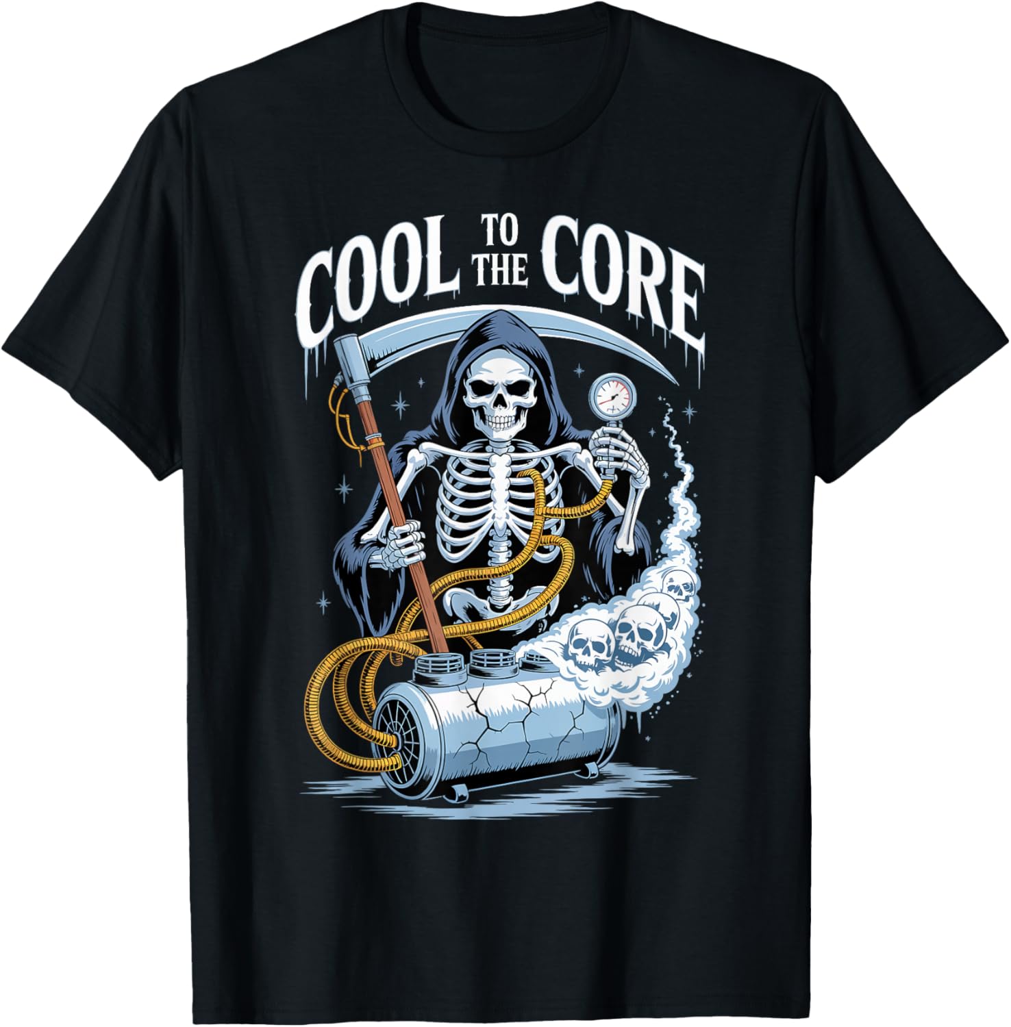 HVAC Technician Halloween Cool To The Core