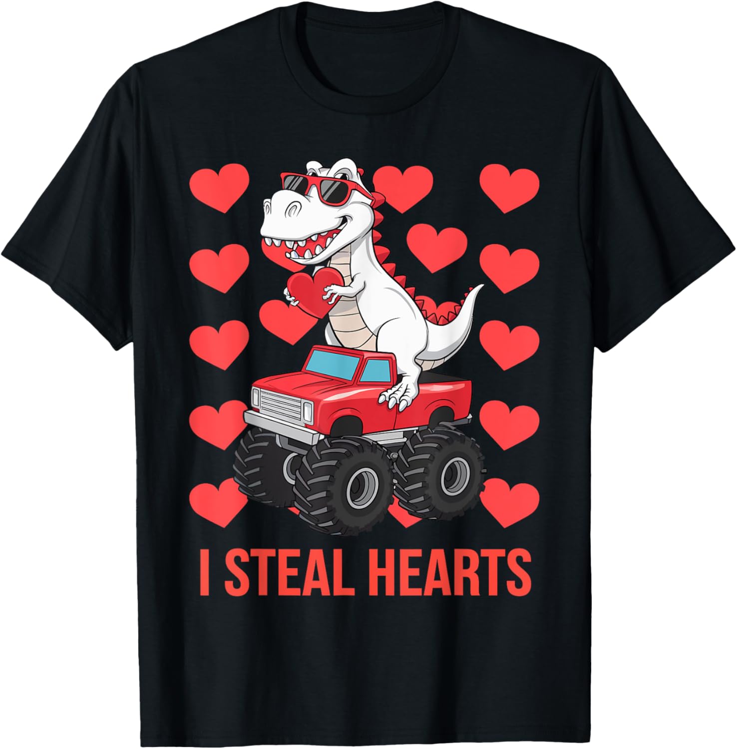 Valentine's Day Dino I Steal Hearts