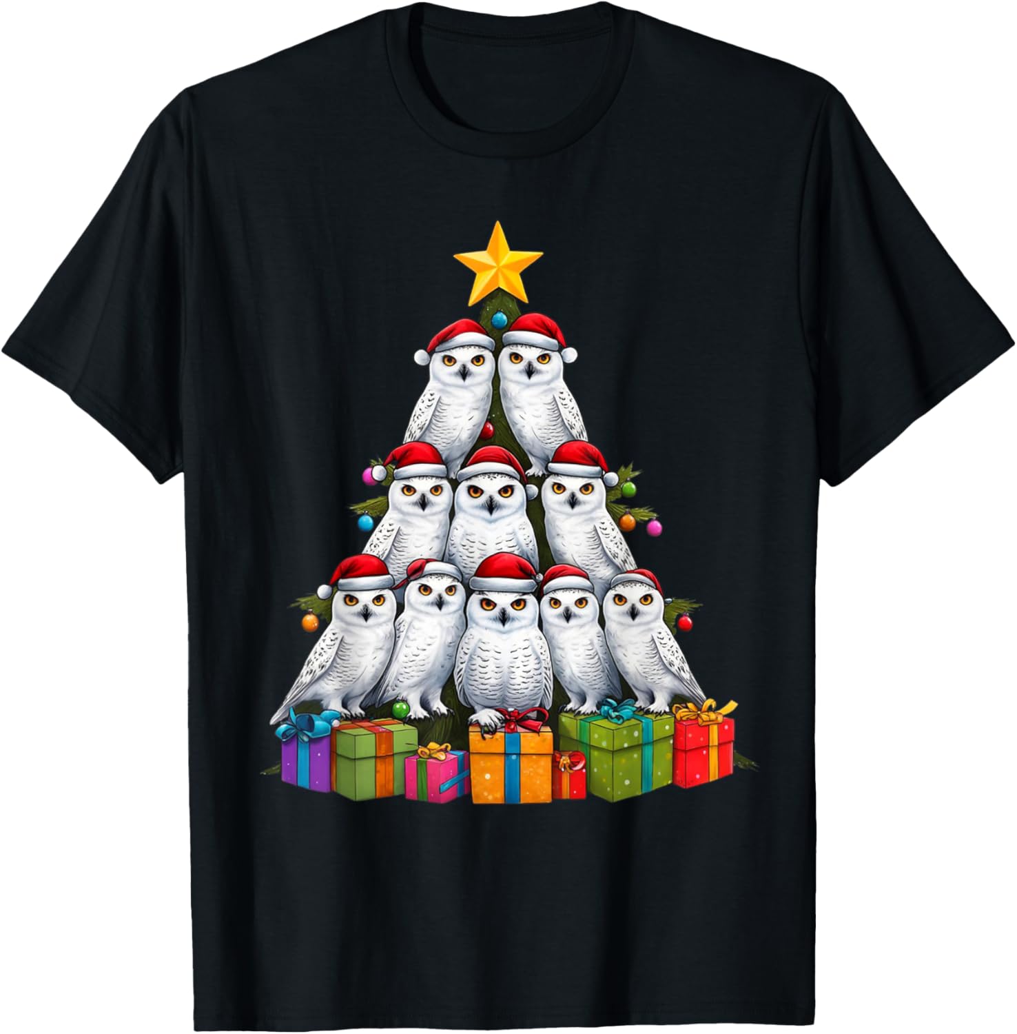 Snowy Owl Christmas Tree