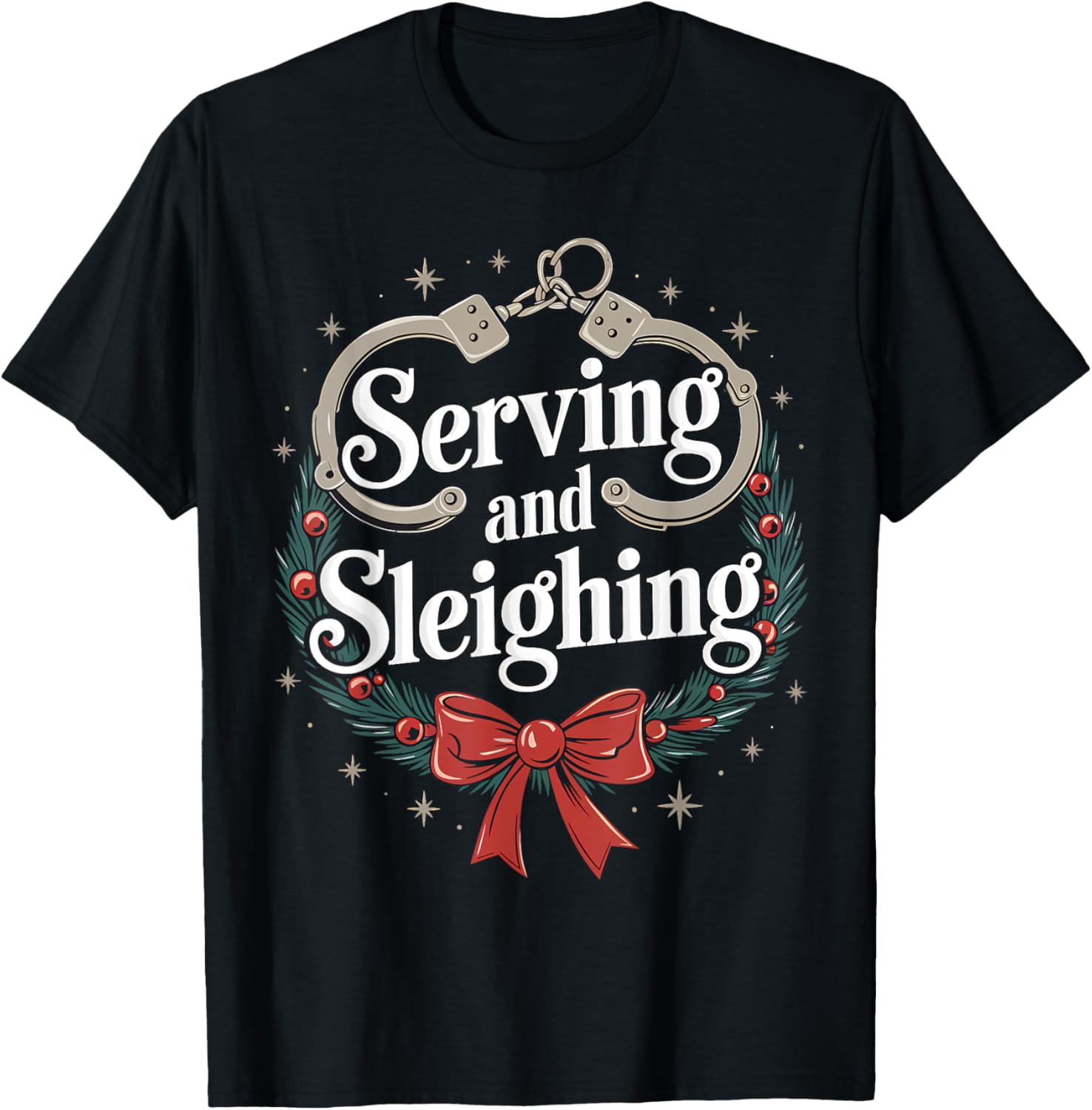 Police Officer Christmas Serving & Sleighing