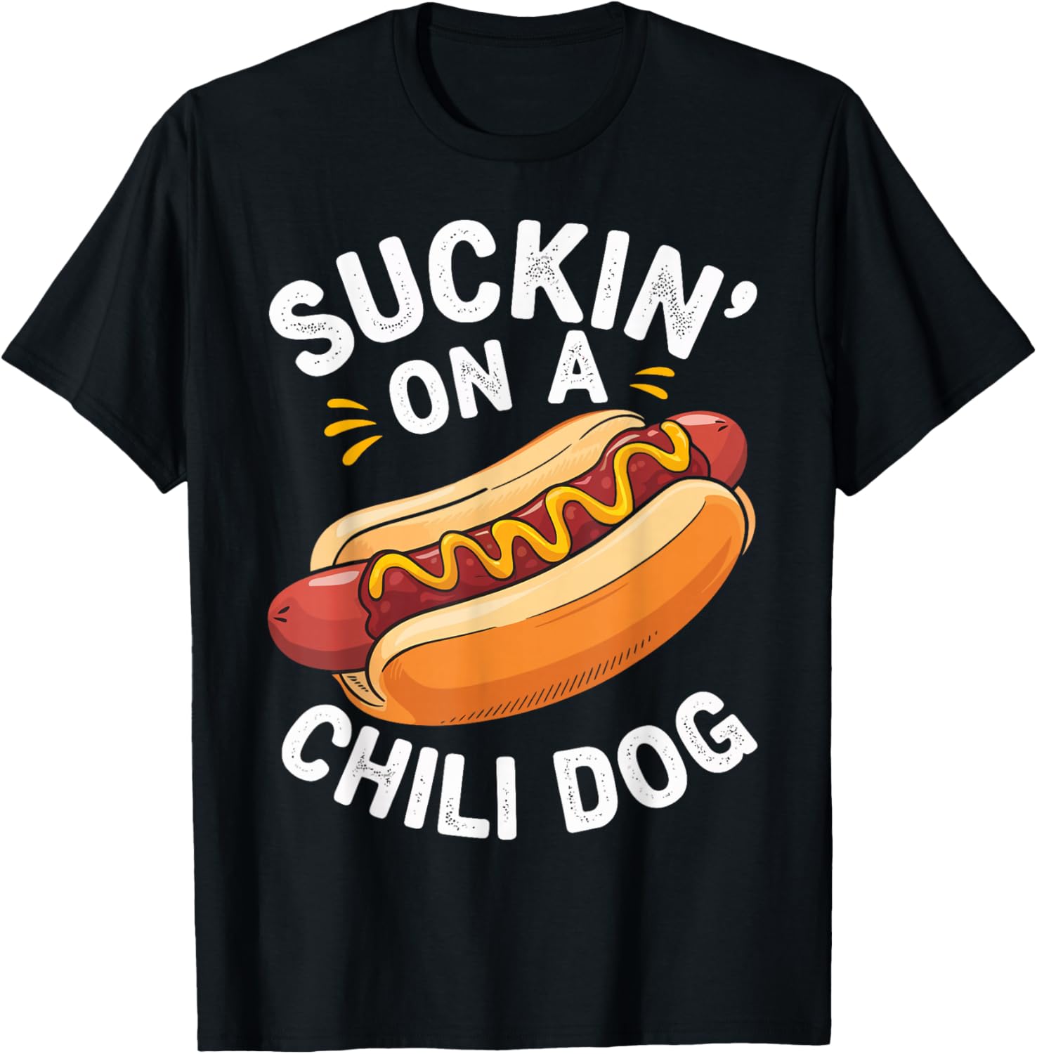 Sucking on a Chili Dog