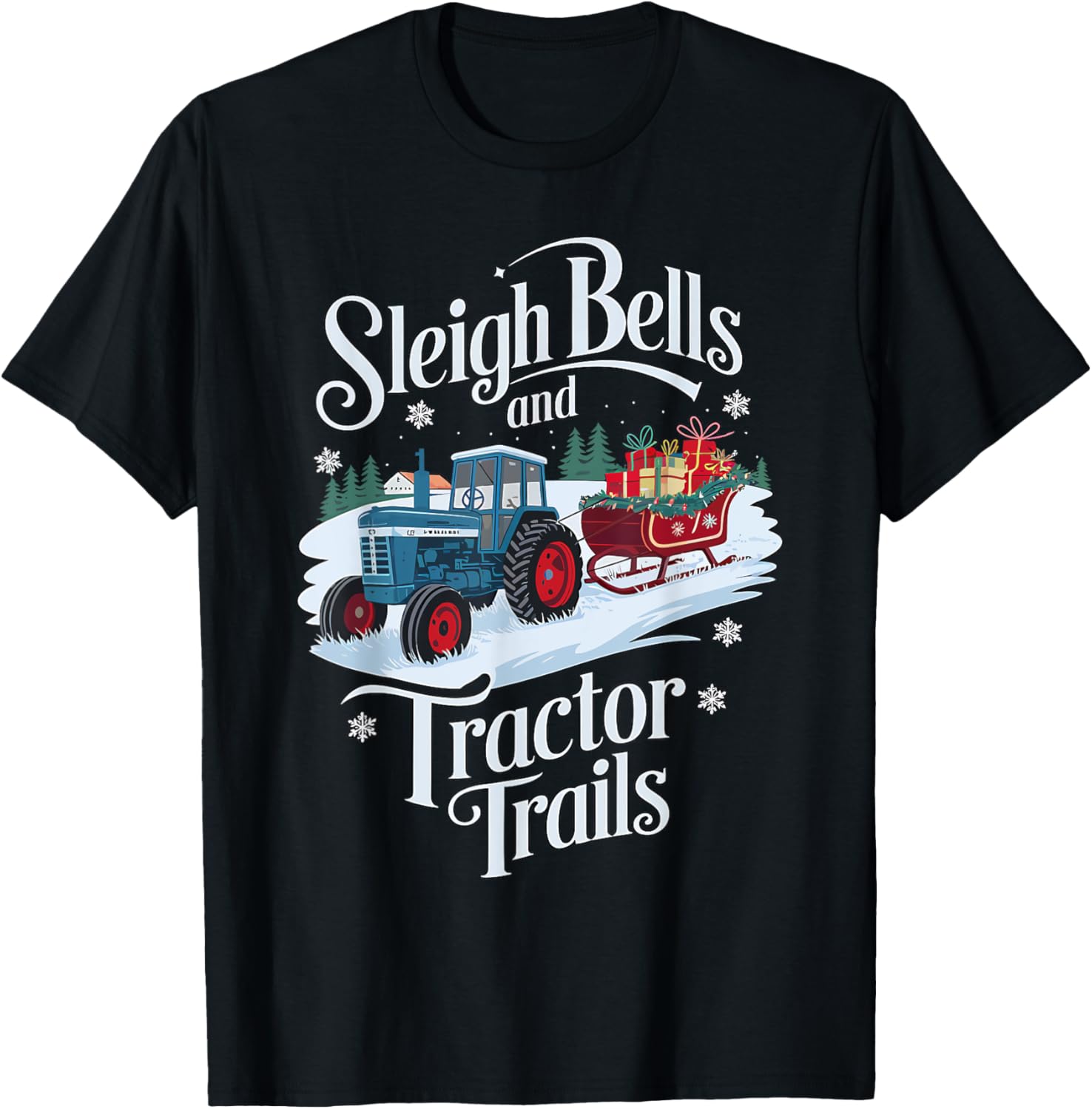 Christmas Farm Sleigh Bells & Tractor Trails