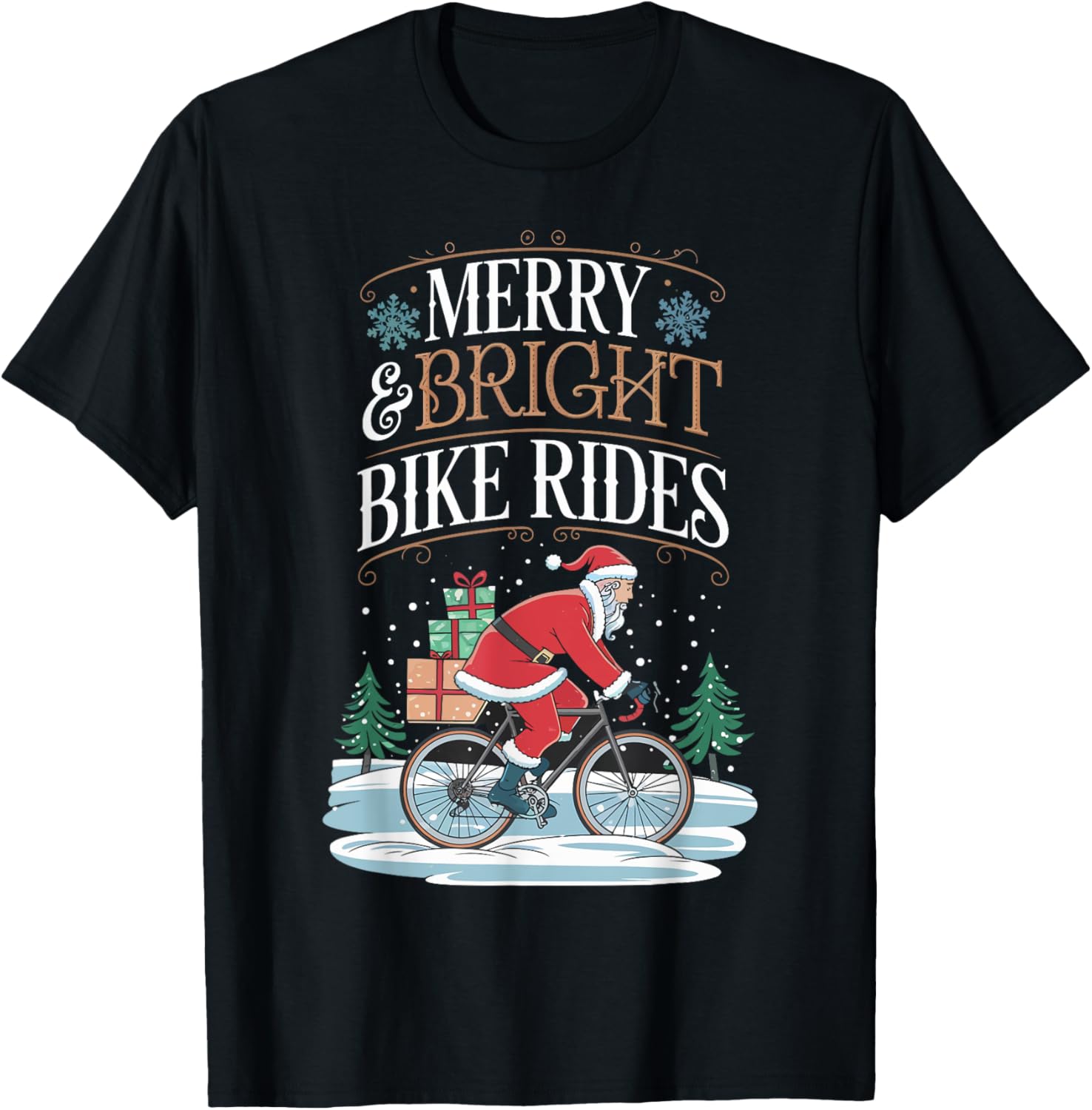 Merry Cycling Bright Bike Rides Christmas