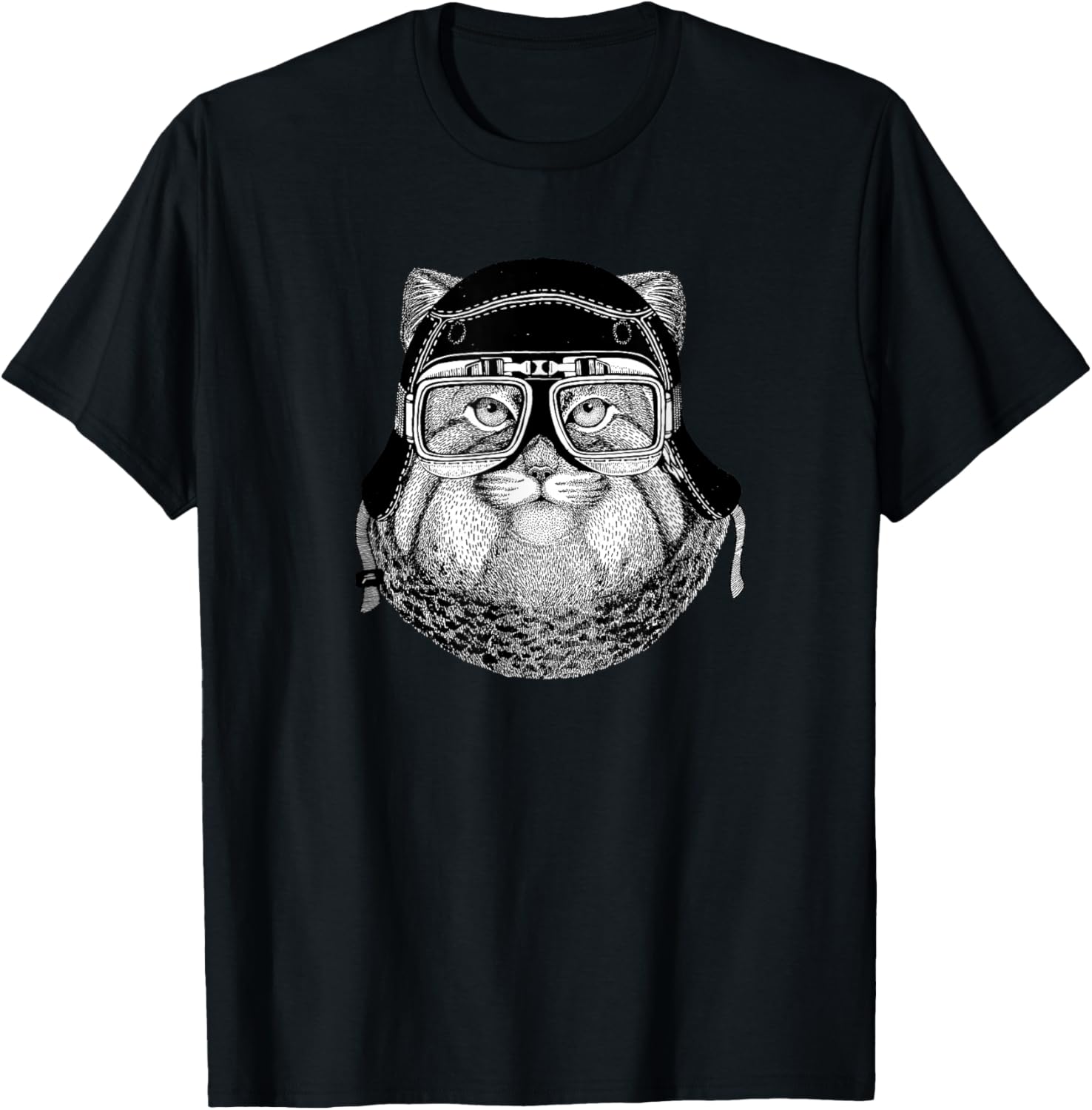 Pallas Cat Manul Biker T-Shirt