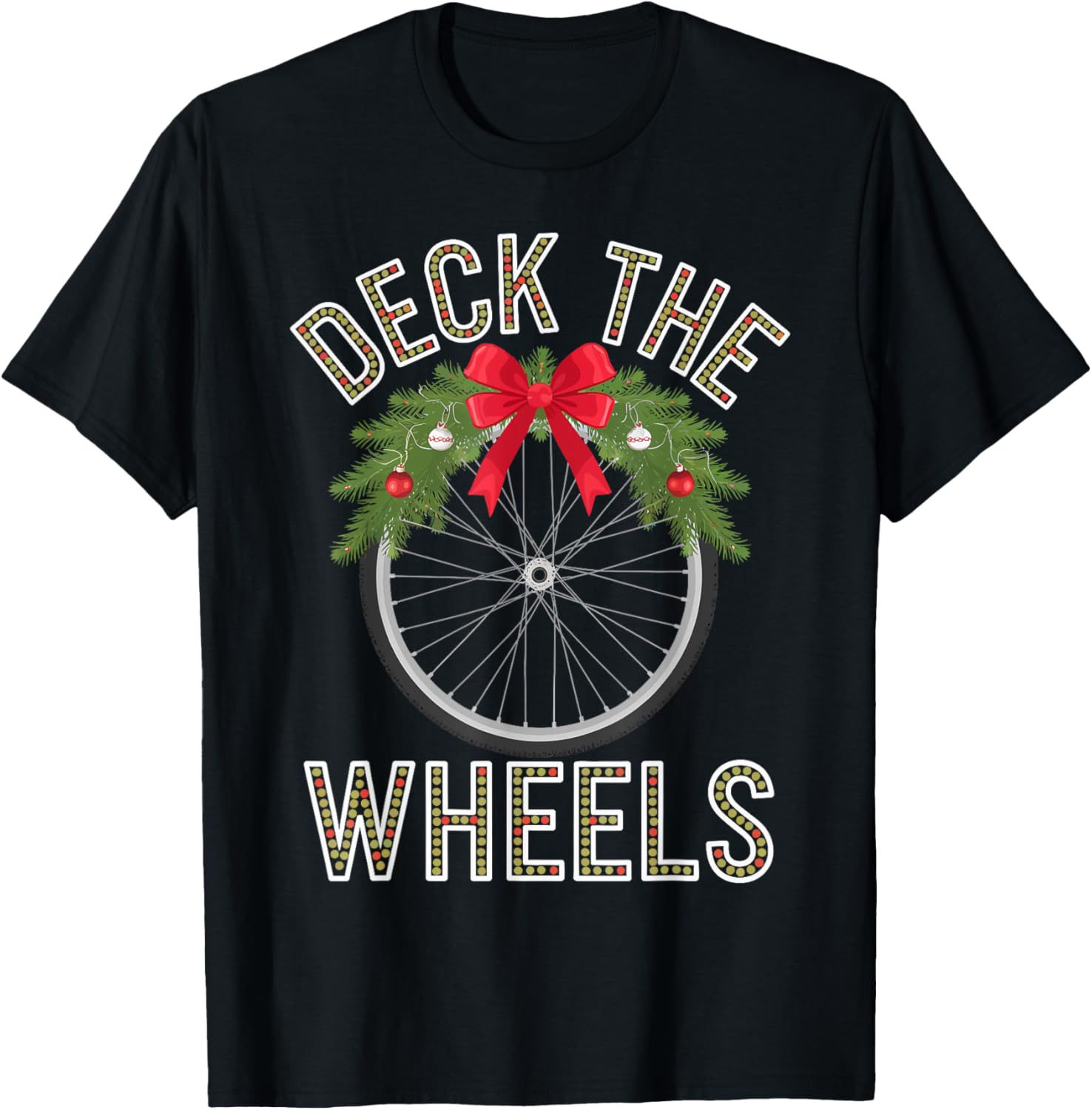 Biking Christmas Deck The Wheels Cycling