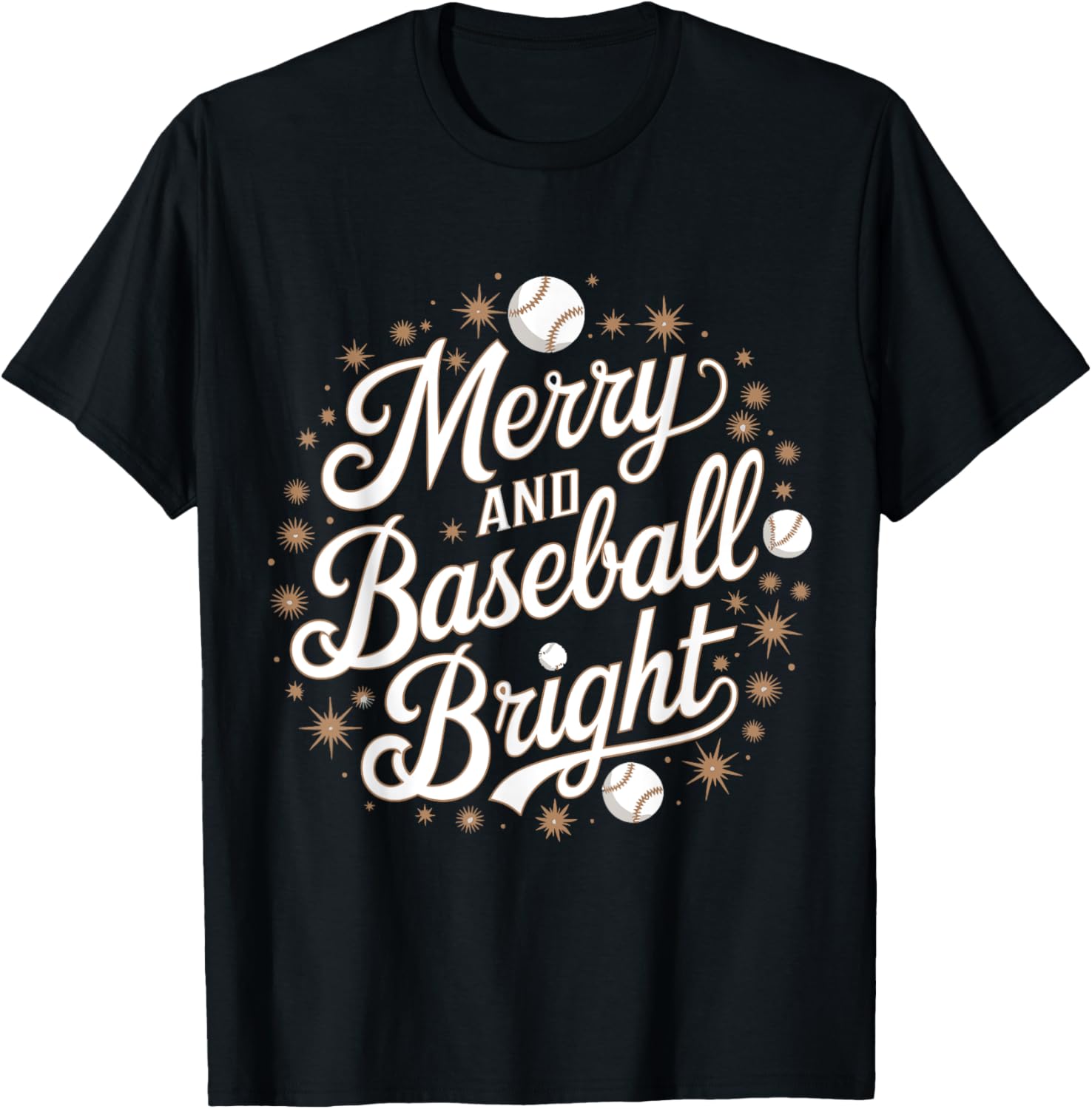 Merry And Baseball Bright Christmas