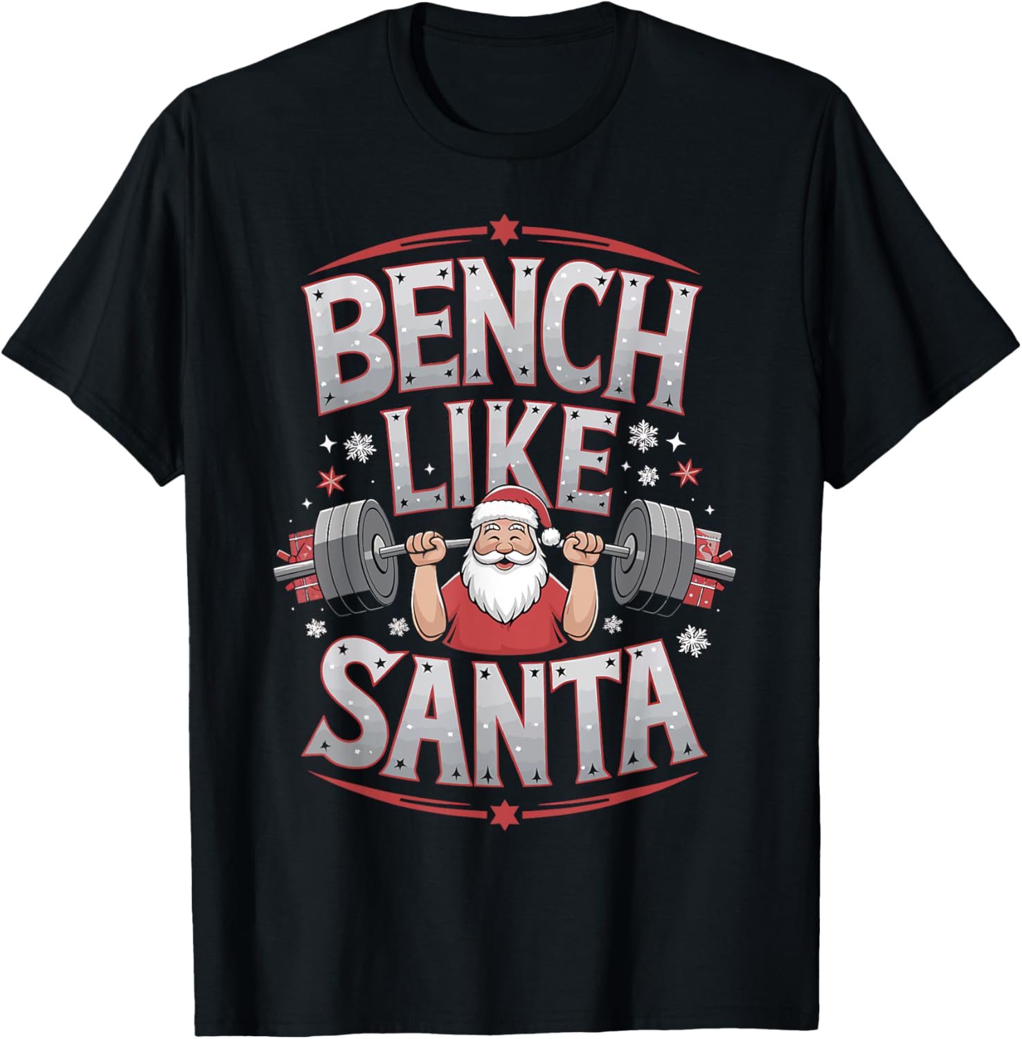Bench Like Santa Christmas Gym Workout