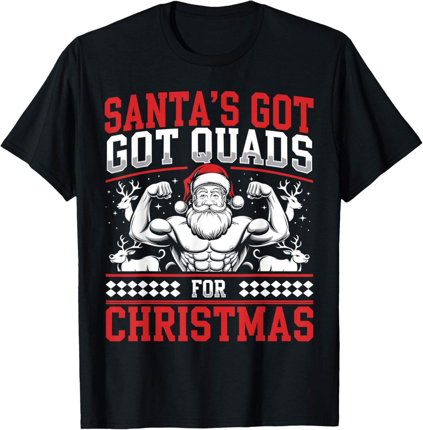 Santa's Got Quads For Christmas Gym
