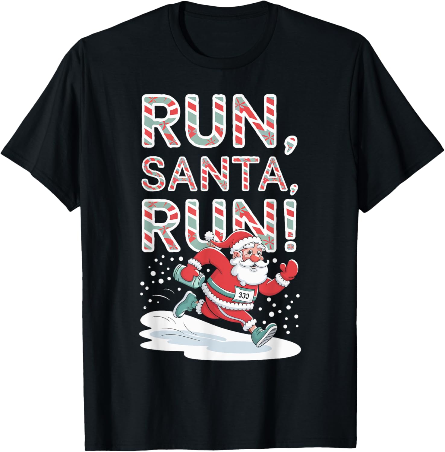 Santa Running Christmas