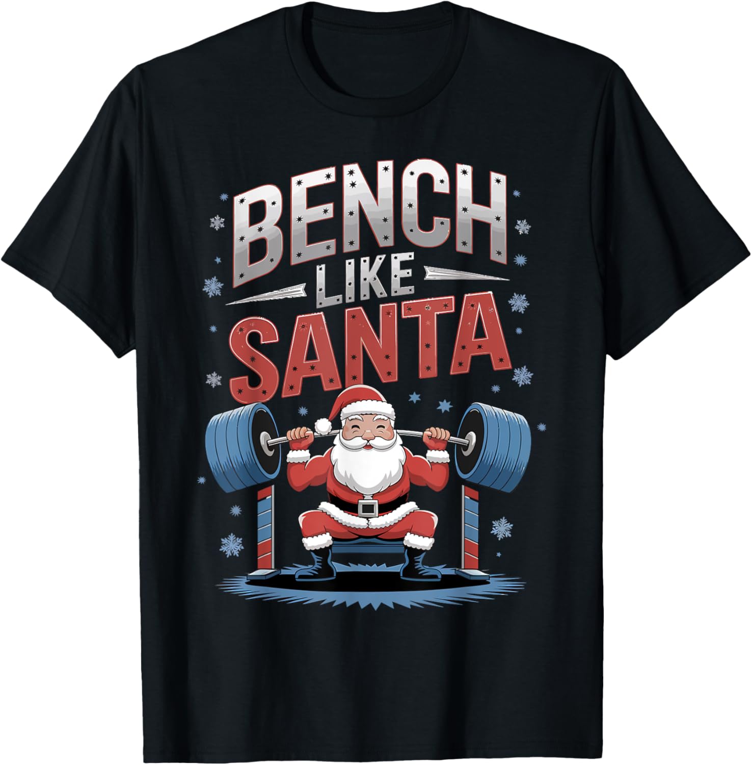 Bench Like Santa Christmas Gym