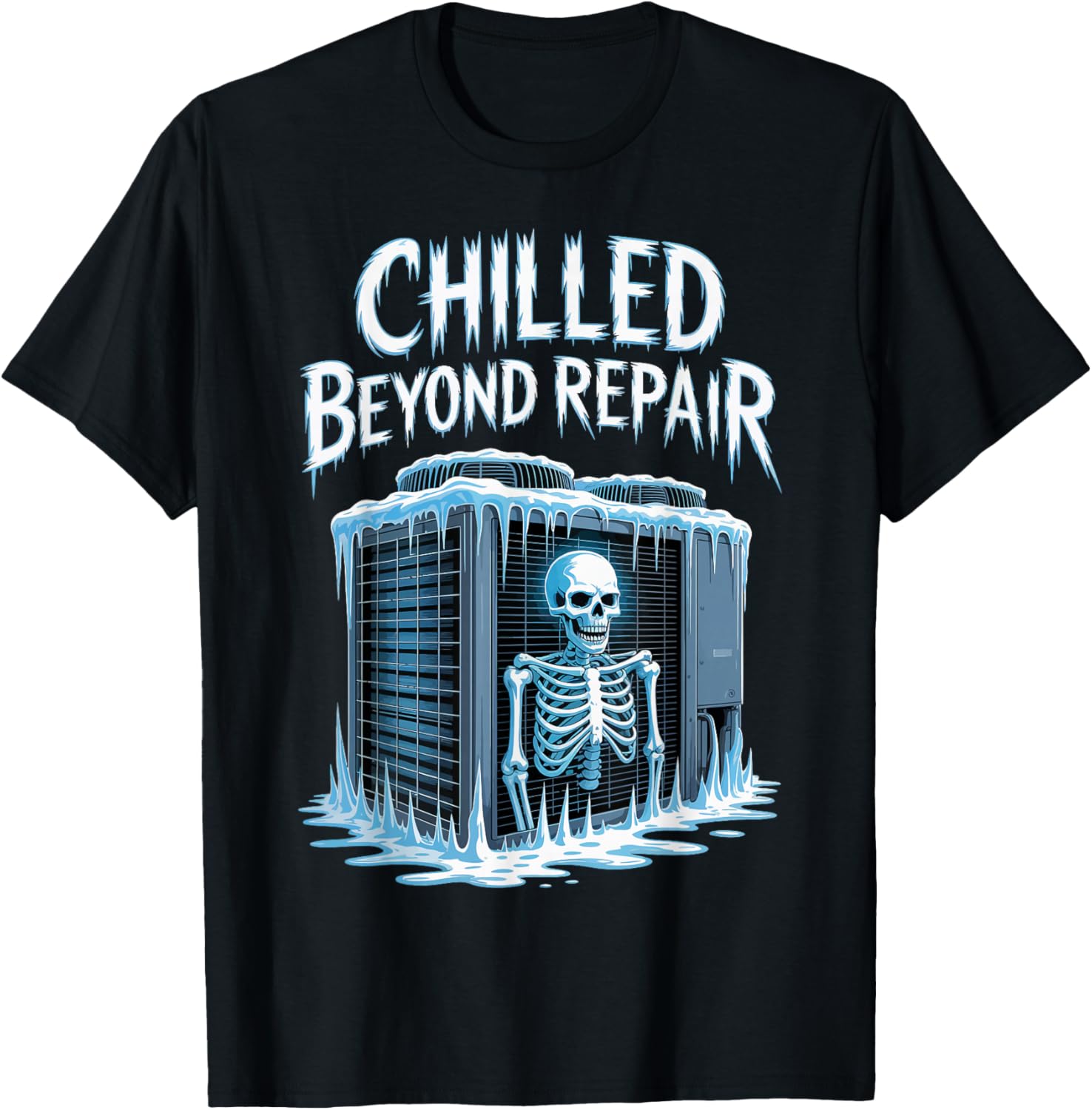 HVAC Technician Halloween Chilled Beyond Repair