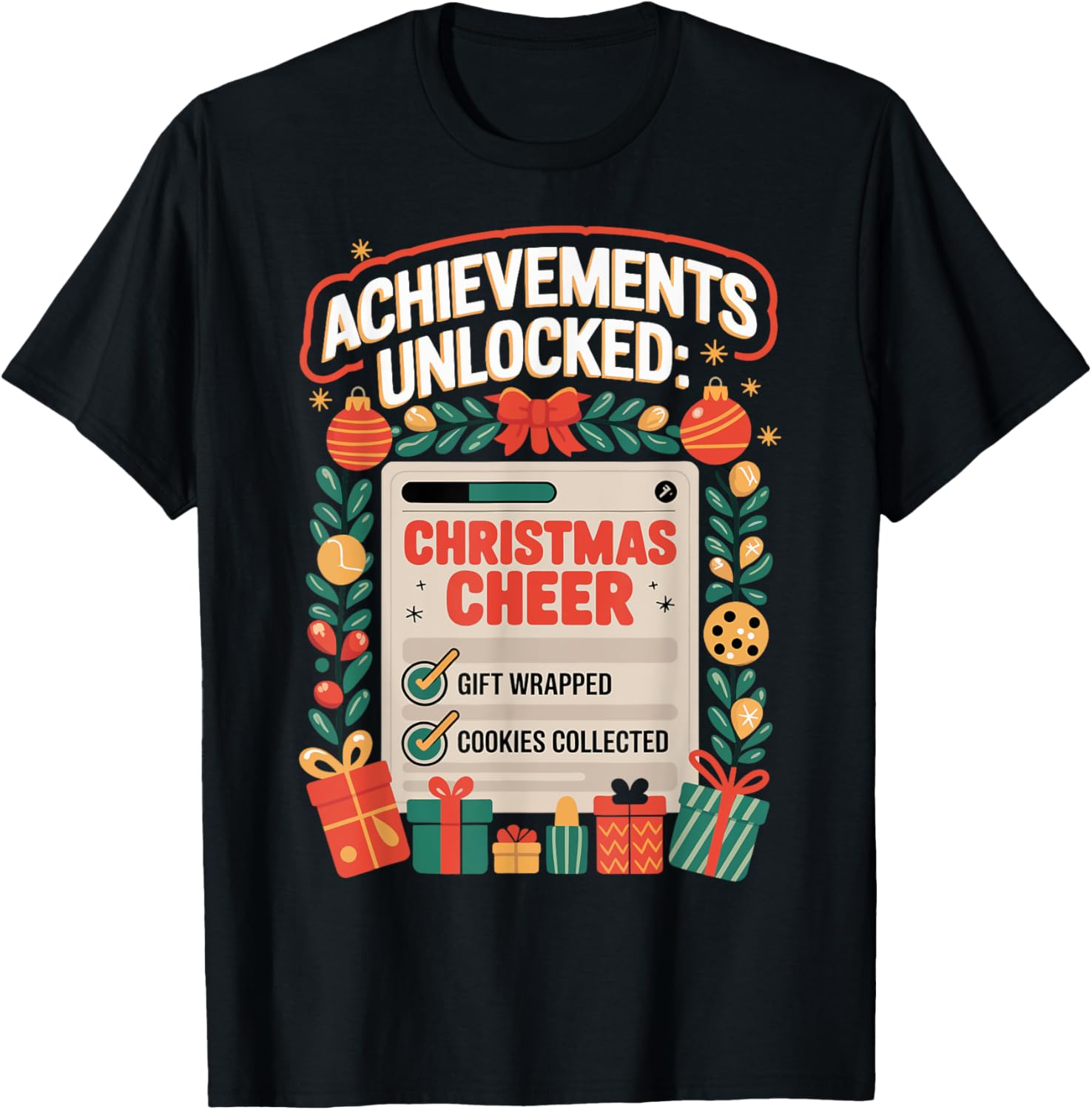 Gaming Christmas Achievement Unlocked Christmas Cheer