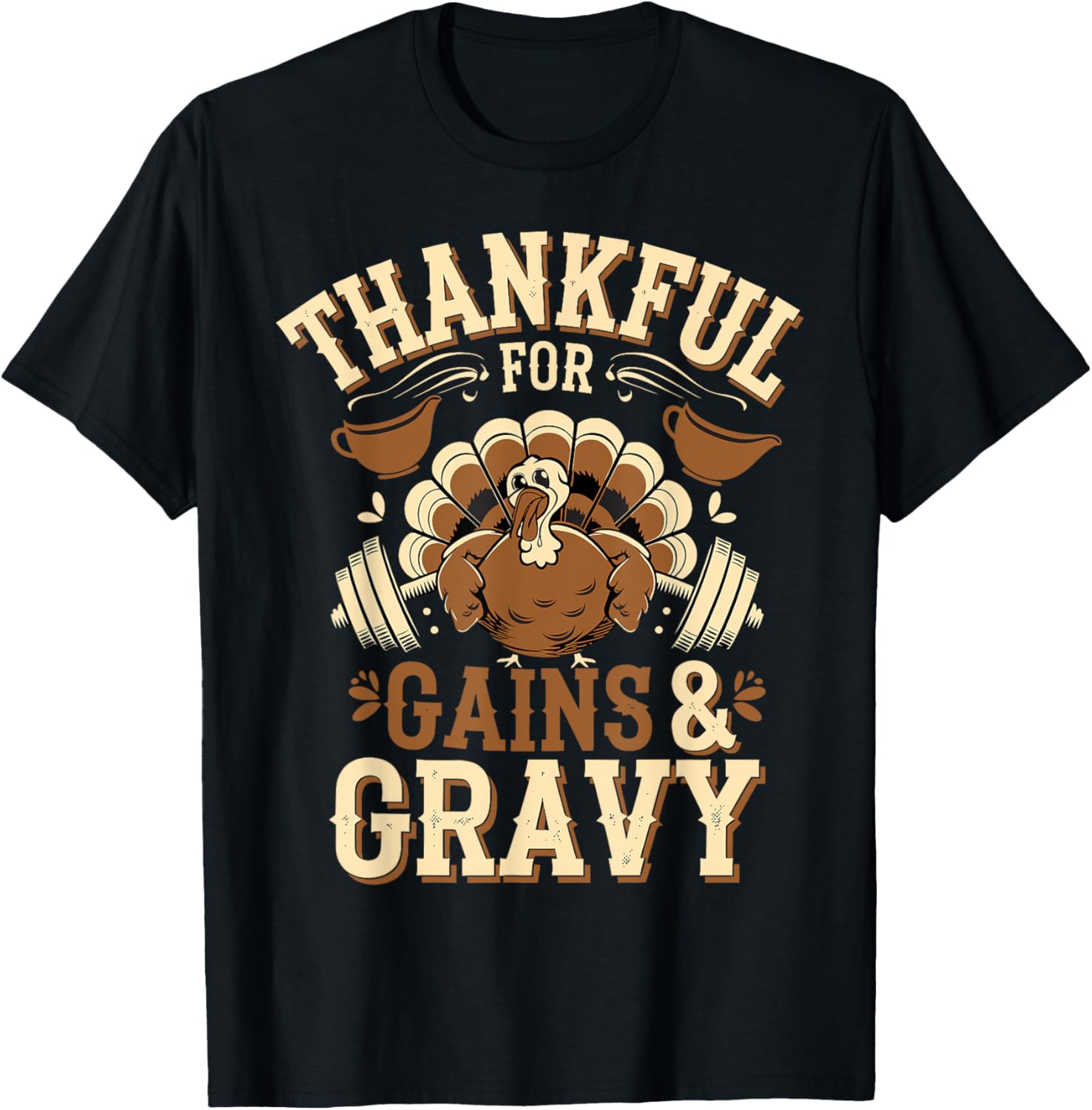 Thanksgiving Gym Turkey Thankful For Gains And Gravy