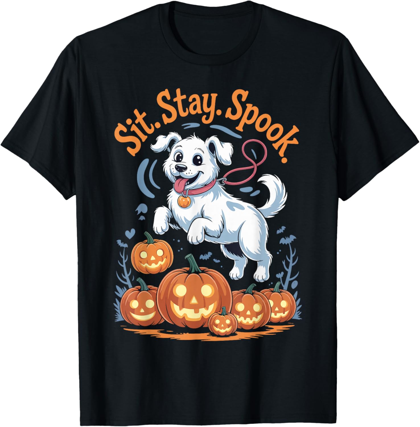 Halloween Dog Sit Stay Spook
