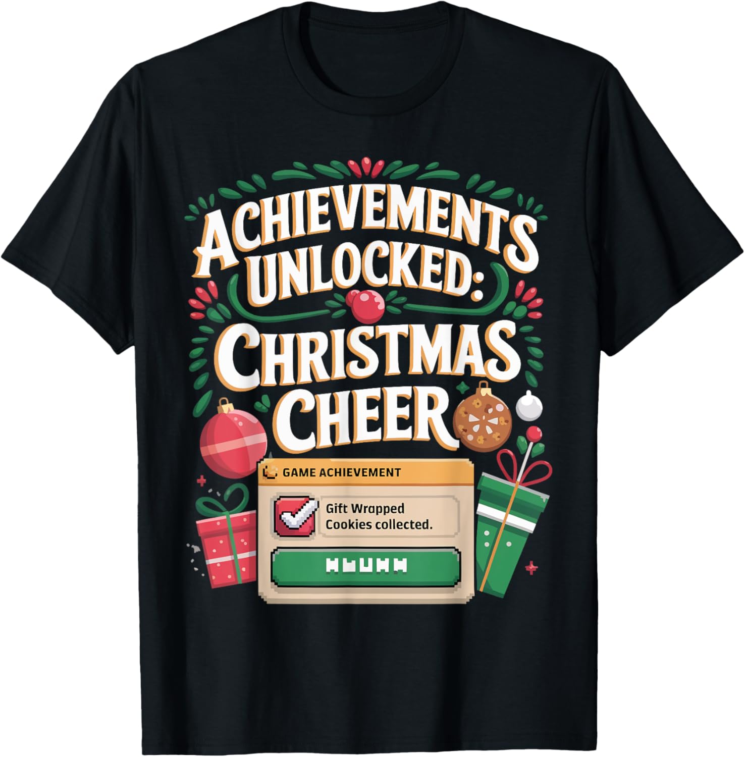 Gaming Christmas Achievement Unlocked Christmas Cheer