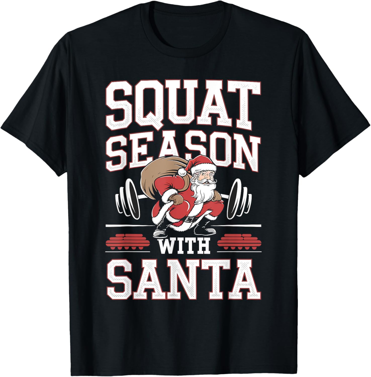 Squat Season With Santa Christmas Gym