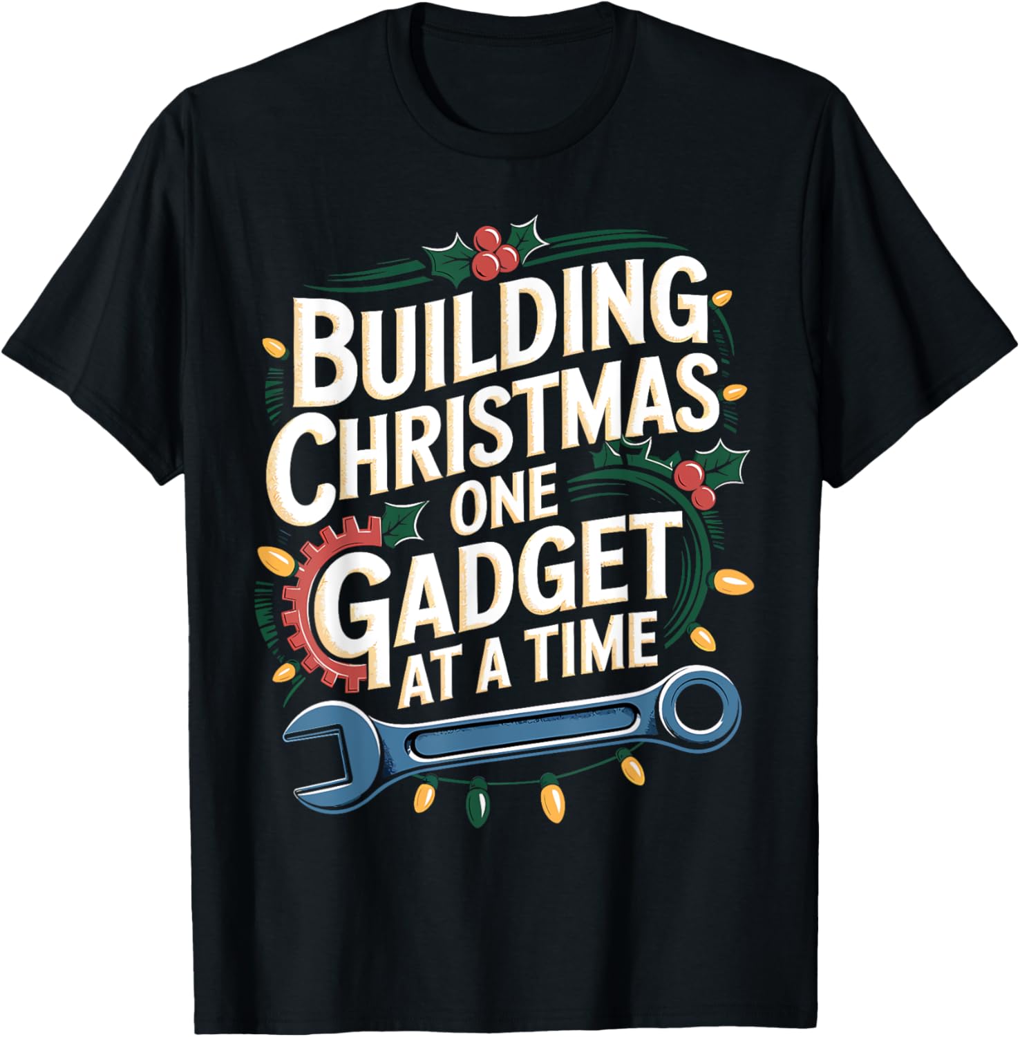 Mechanic Building Christmas One Gadget At a Time